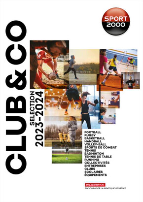 Catalogue Sport 2000 | Club & CO | 24/05/2023 - 31/05/2024