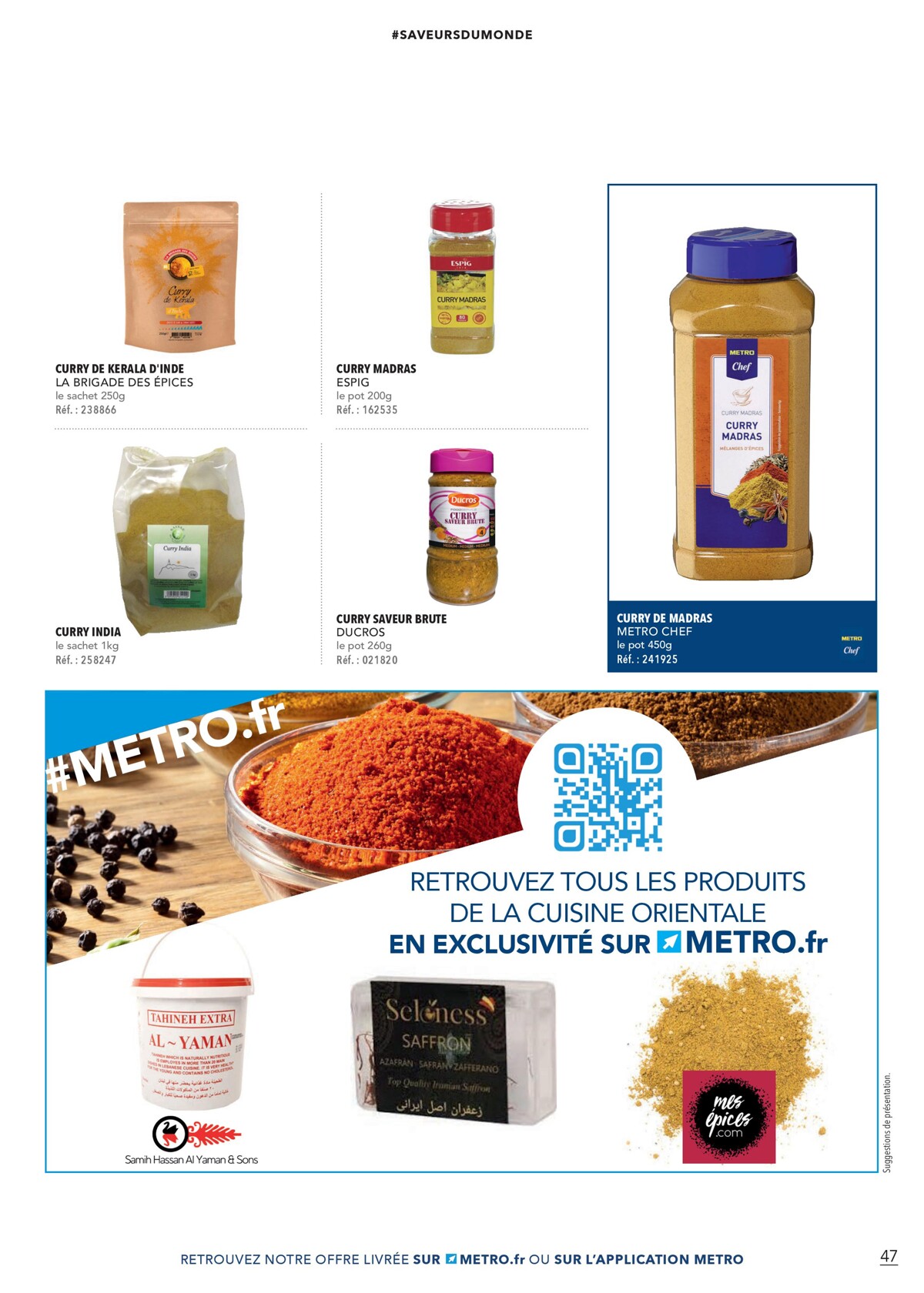 Catalogue Metro saveurs du monde, page 00047