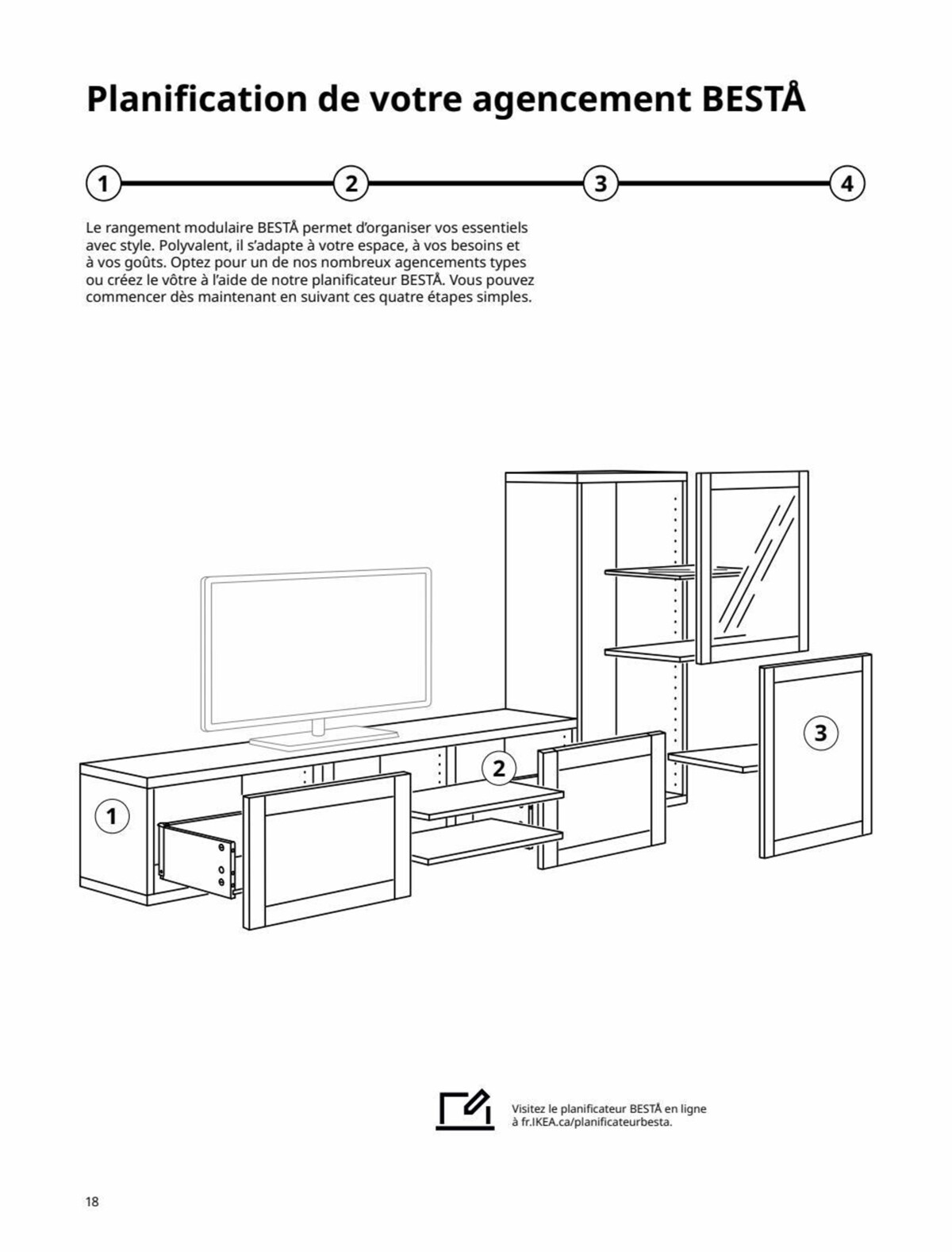 Catalogue Rangements BESTÅ 2023, page 00018