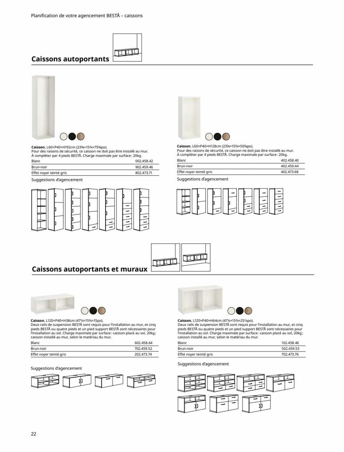 Catalogue Rangements BESTÅ 2023, page 00022