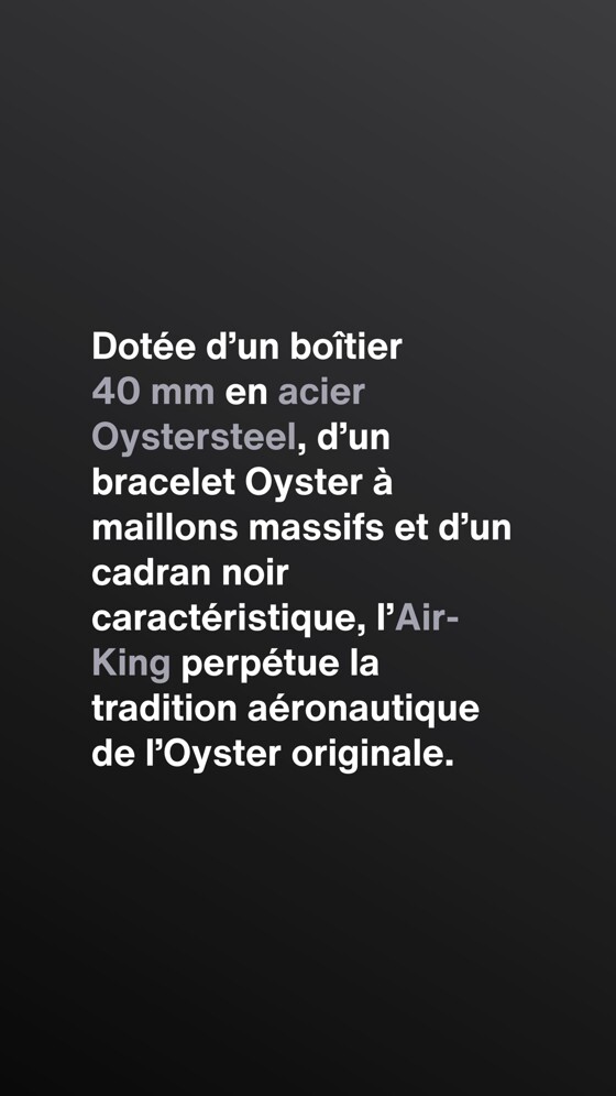 Catalogue Rolex à Levallois-Perret | Air-King - Rolex | 26/05/2023 - 26/05/2024