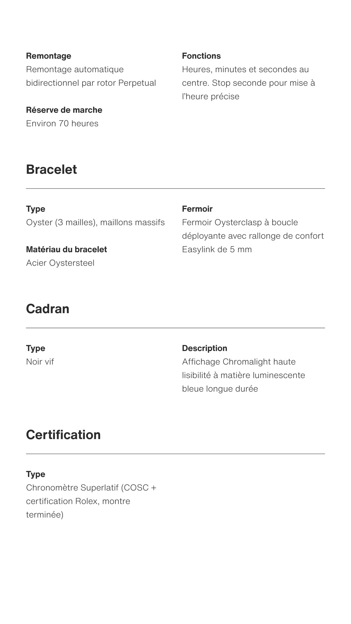 Catalogue Oyster-Perptual 41 - Rolex, page 00011