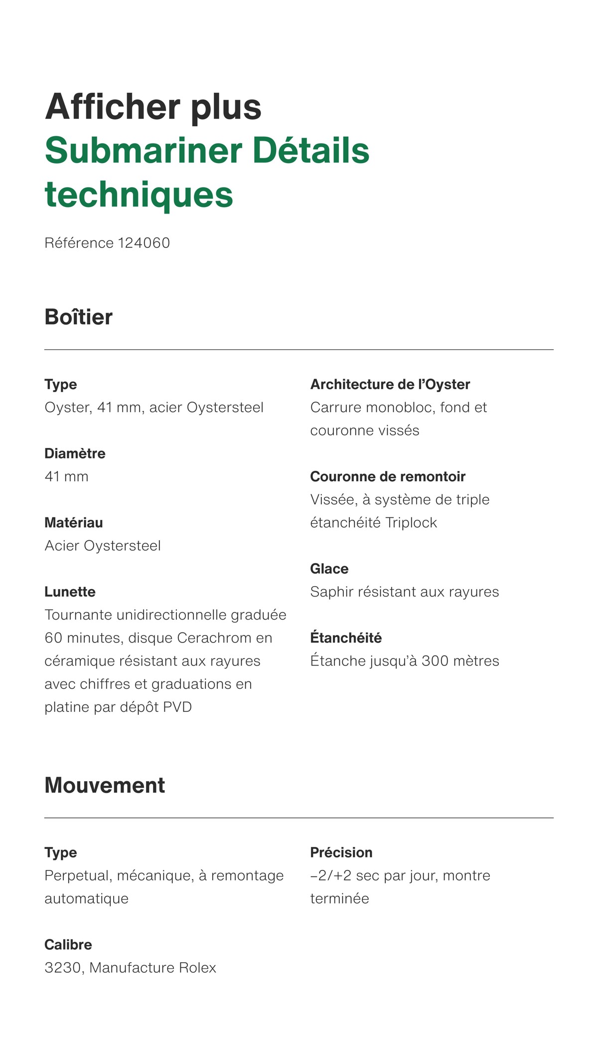 Catalogue  Submariner - Rolex, page 00009