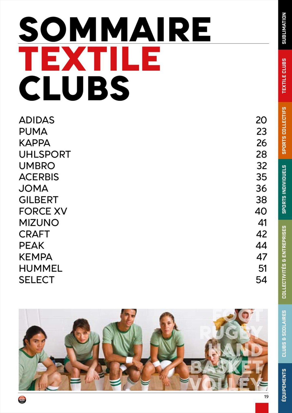 Catalogue Catalogue Sport 2000, page 00019