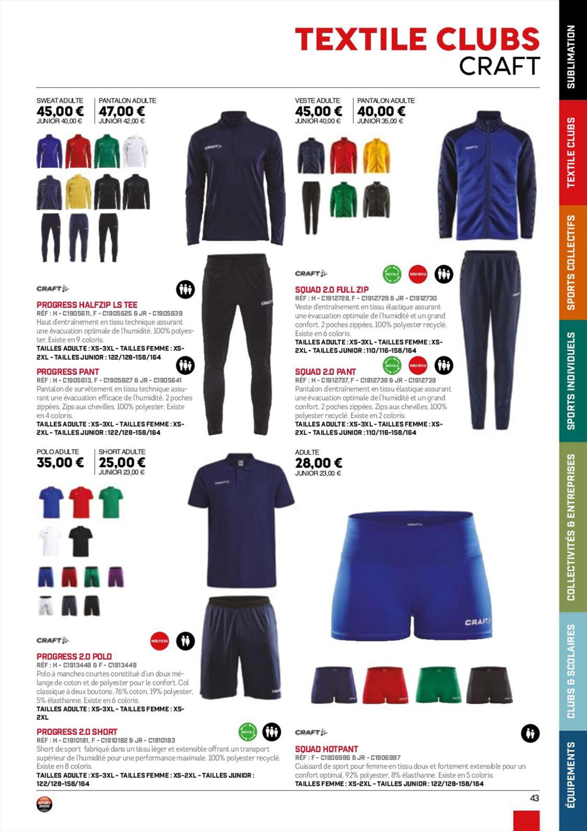 Catalogue Catalogue Sport 2000, page 00043