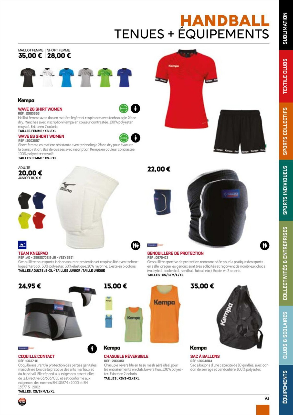 Catalogue Catalogue Sport 2000, page 00093