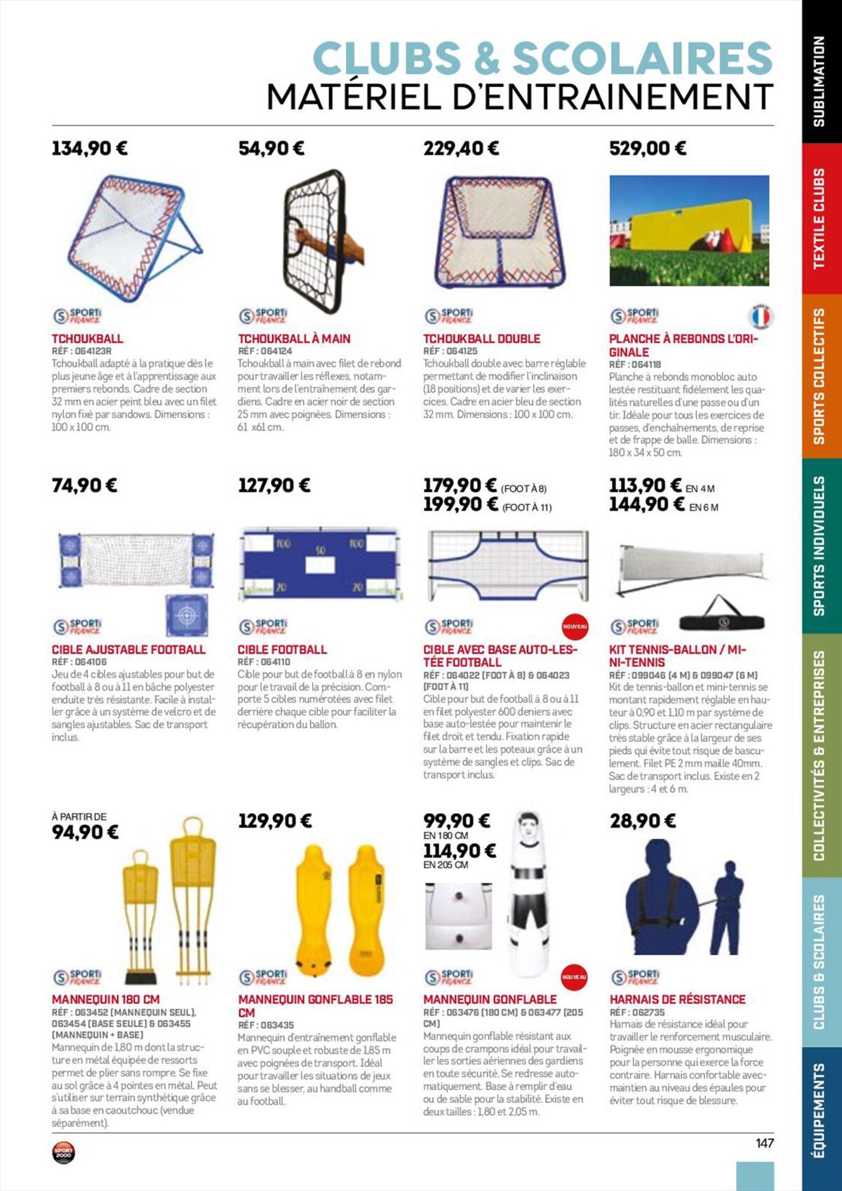 Catalogue Catalogue Sport 2000, page 00147