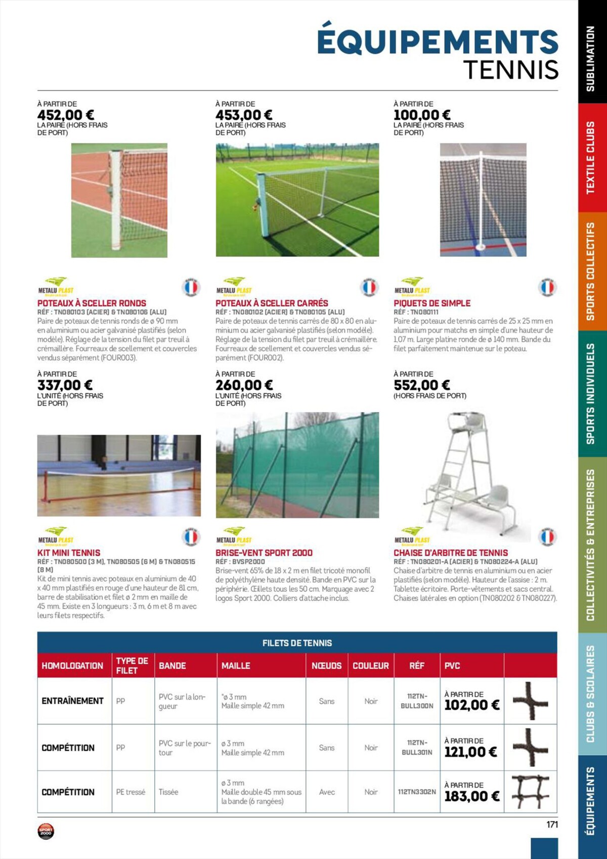 Catalogue Catalogue Sport 2000, page 00171