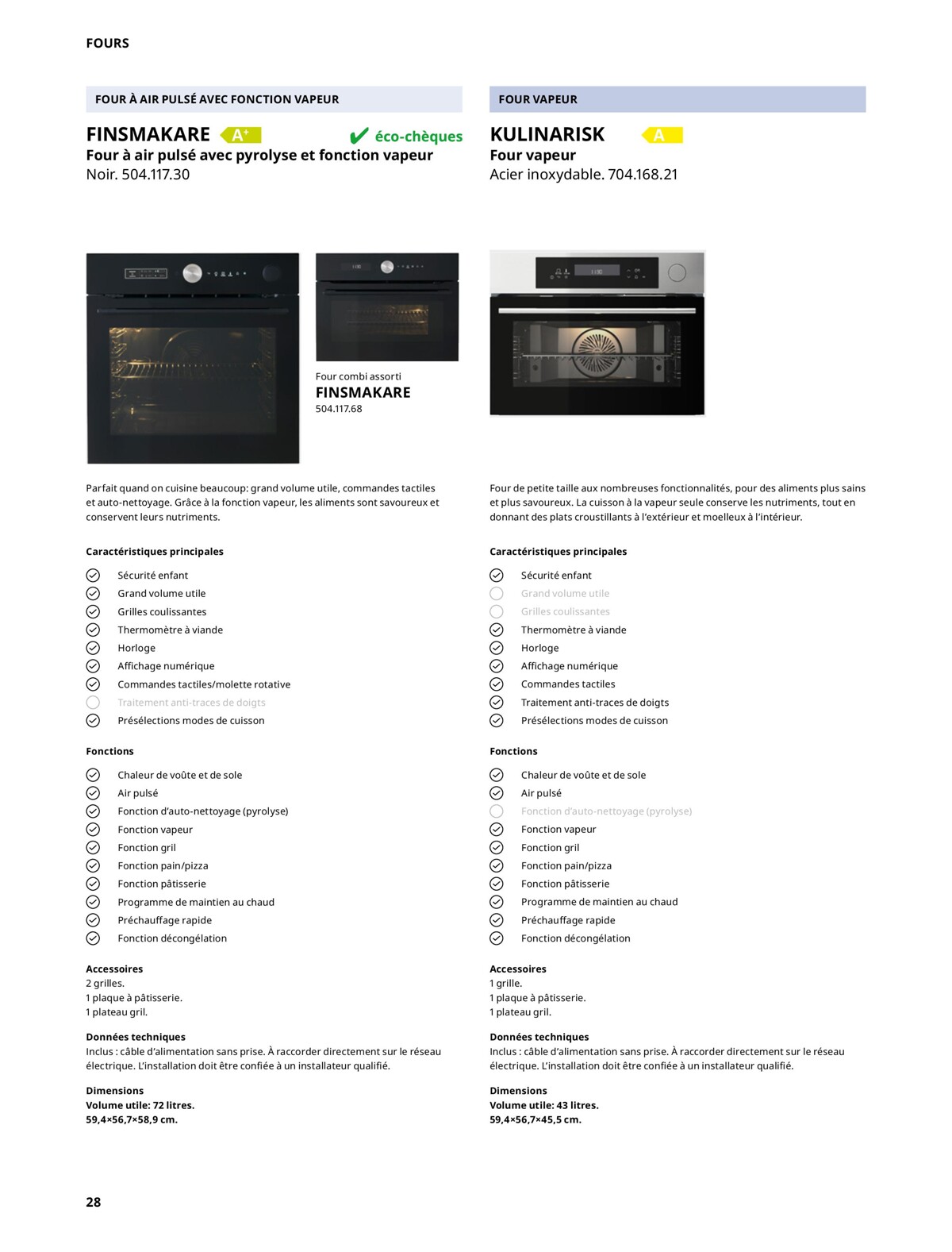 Catalogue Électroménagers IKEA 2023, page 00028