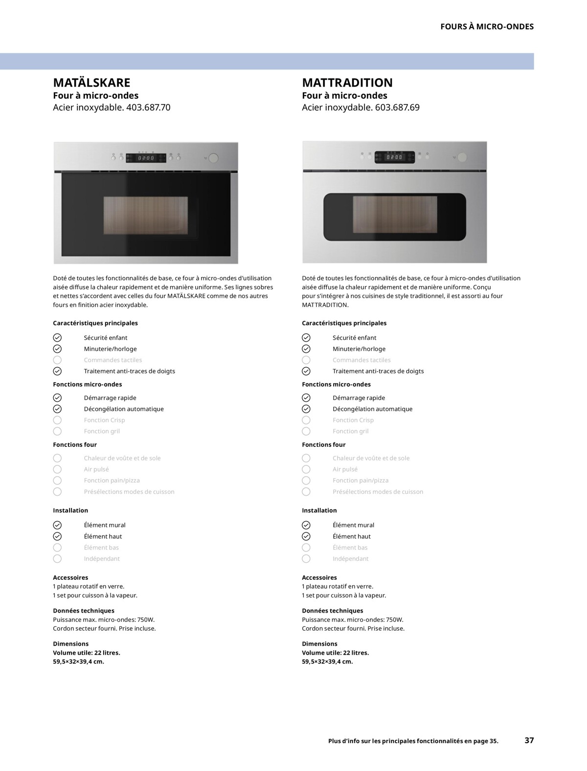 Catalogue Électroménagers IKEA 2023, page 00037