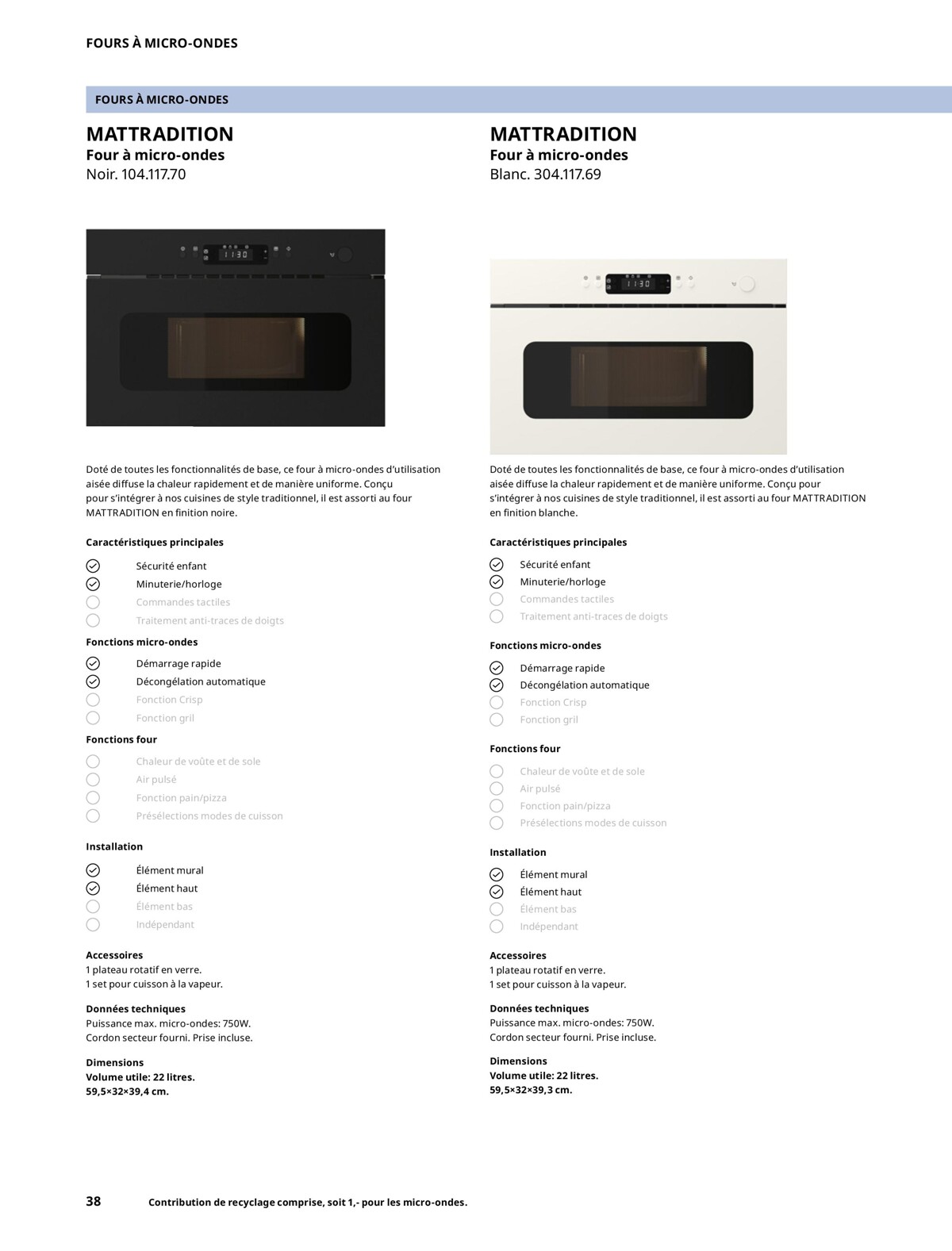 Catalogue Électroménagers IKEA 2023, page 00038