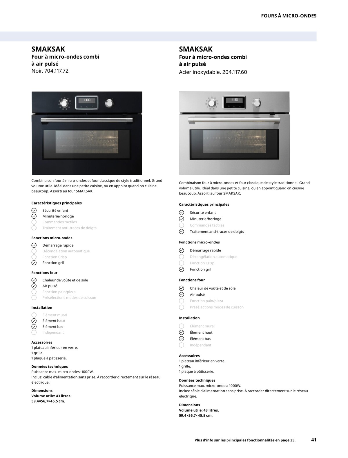 Catalogue Électroménagers IKEA 2023, page 00041