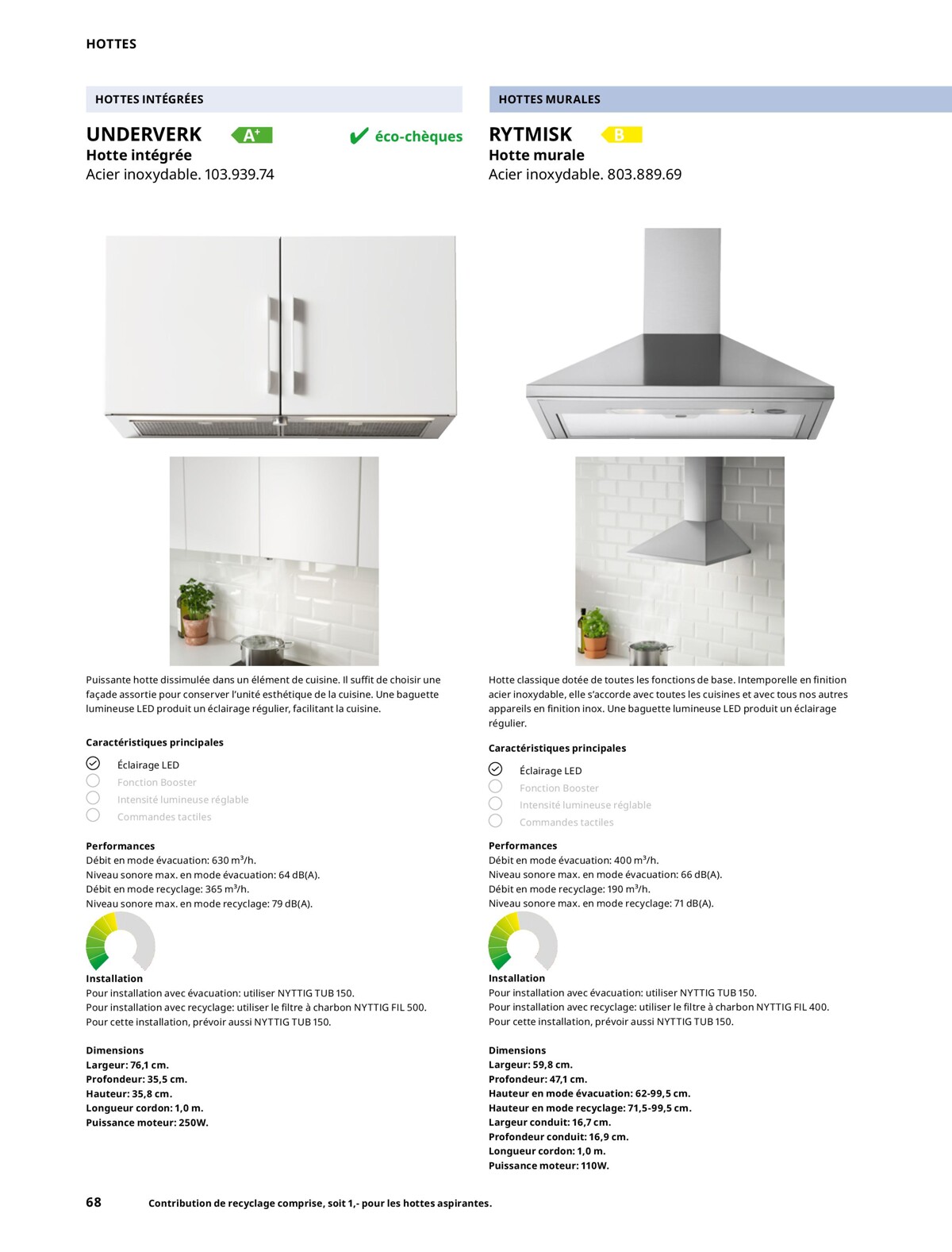 Catalogue Électroménagers IKEA 2023, page 00068