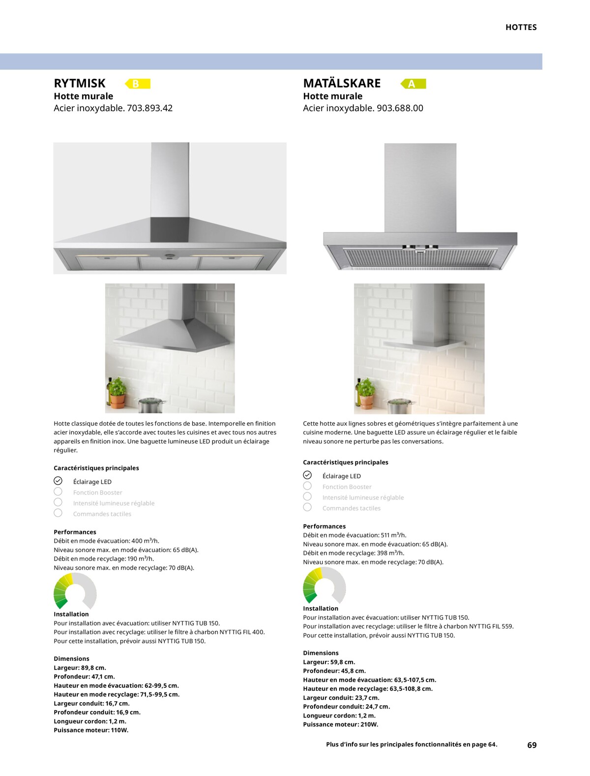 Catalogue Électroménagers IKEA 2023, page 00069