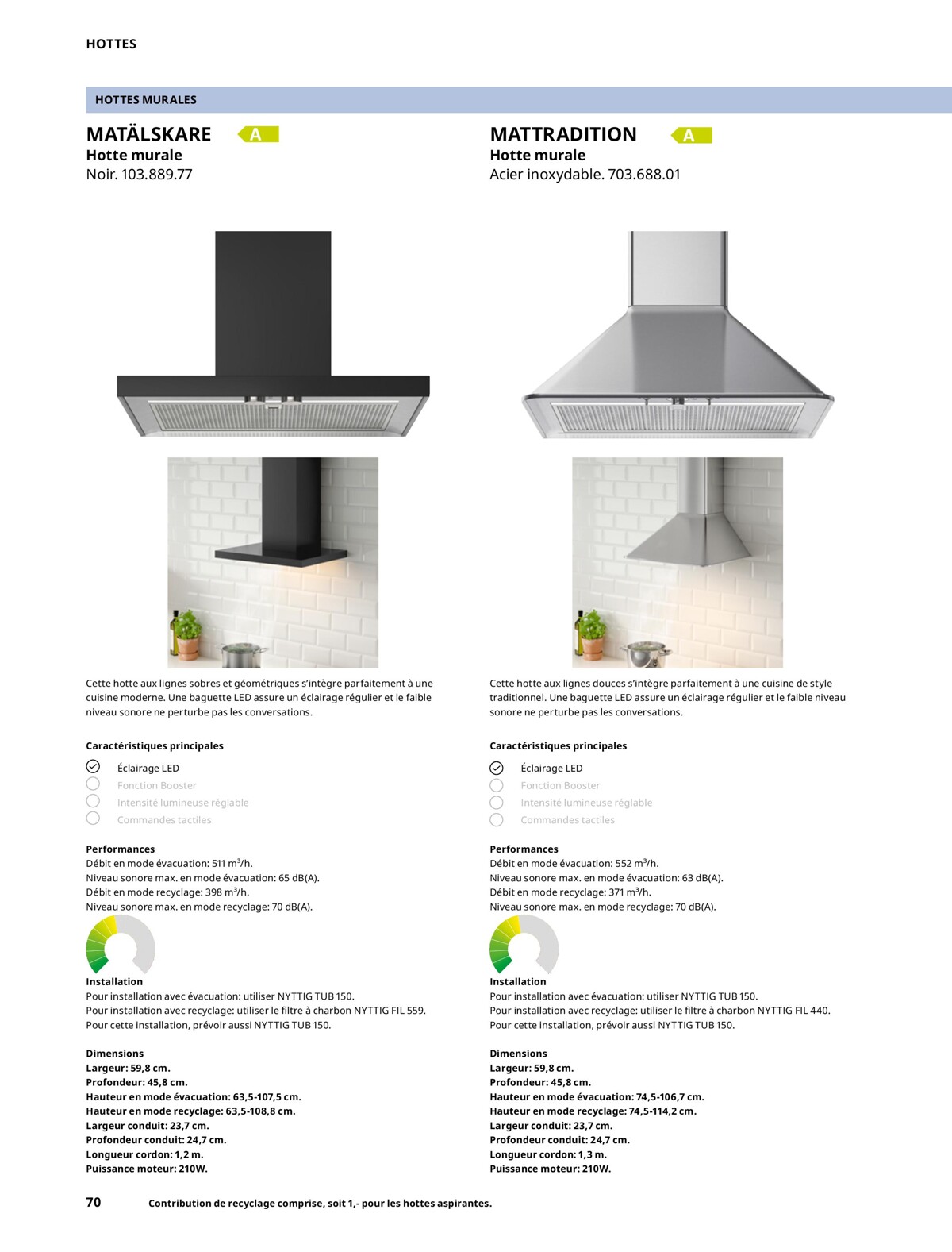 Catalogue Électroménagers IKEA 2023, page 00070