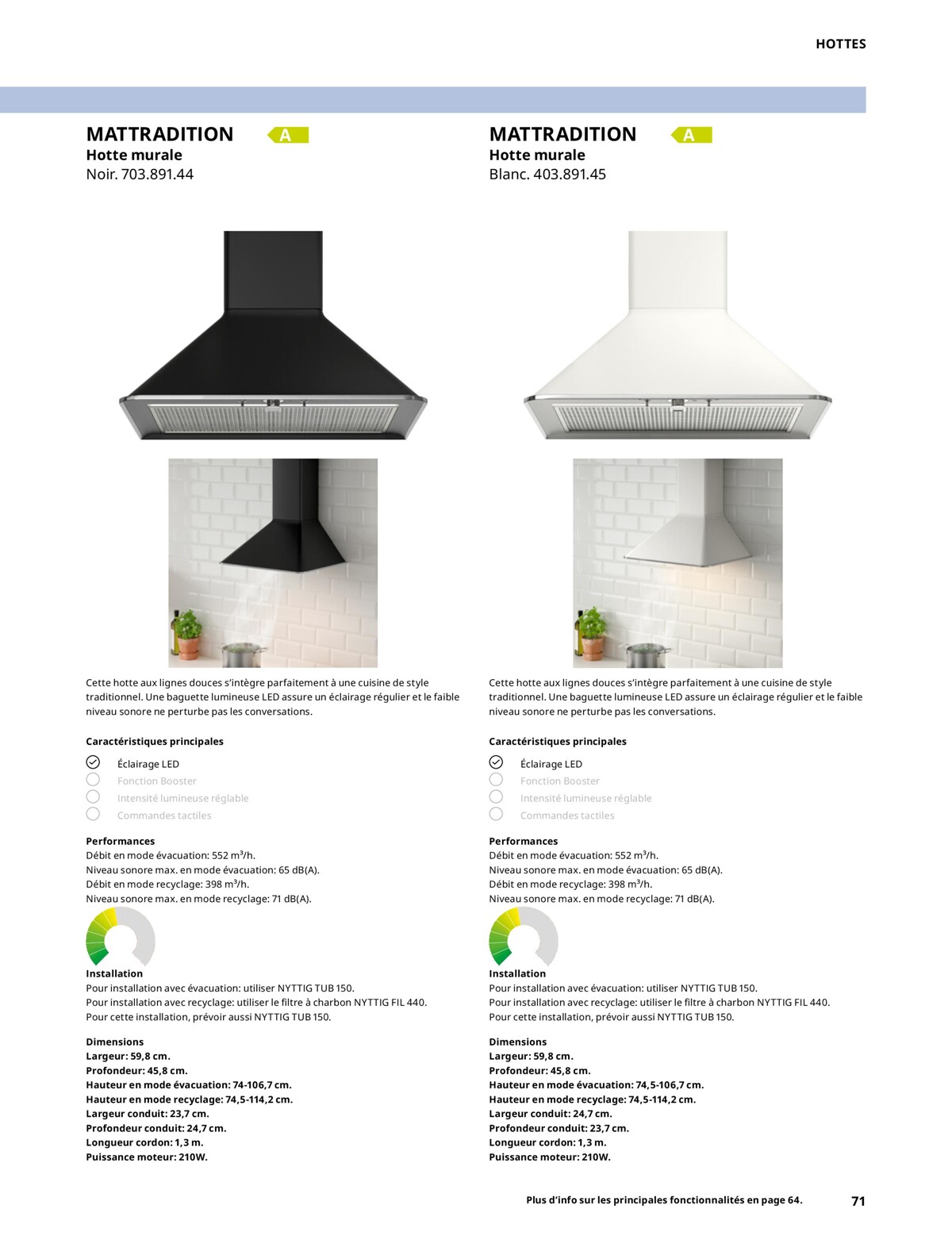 Catalogue Électroménagers IKEA 2023, page 00071