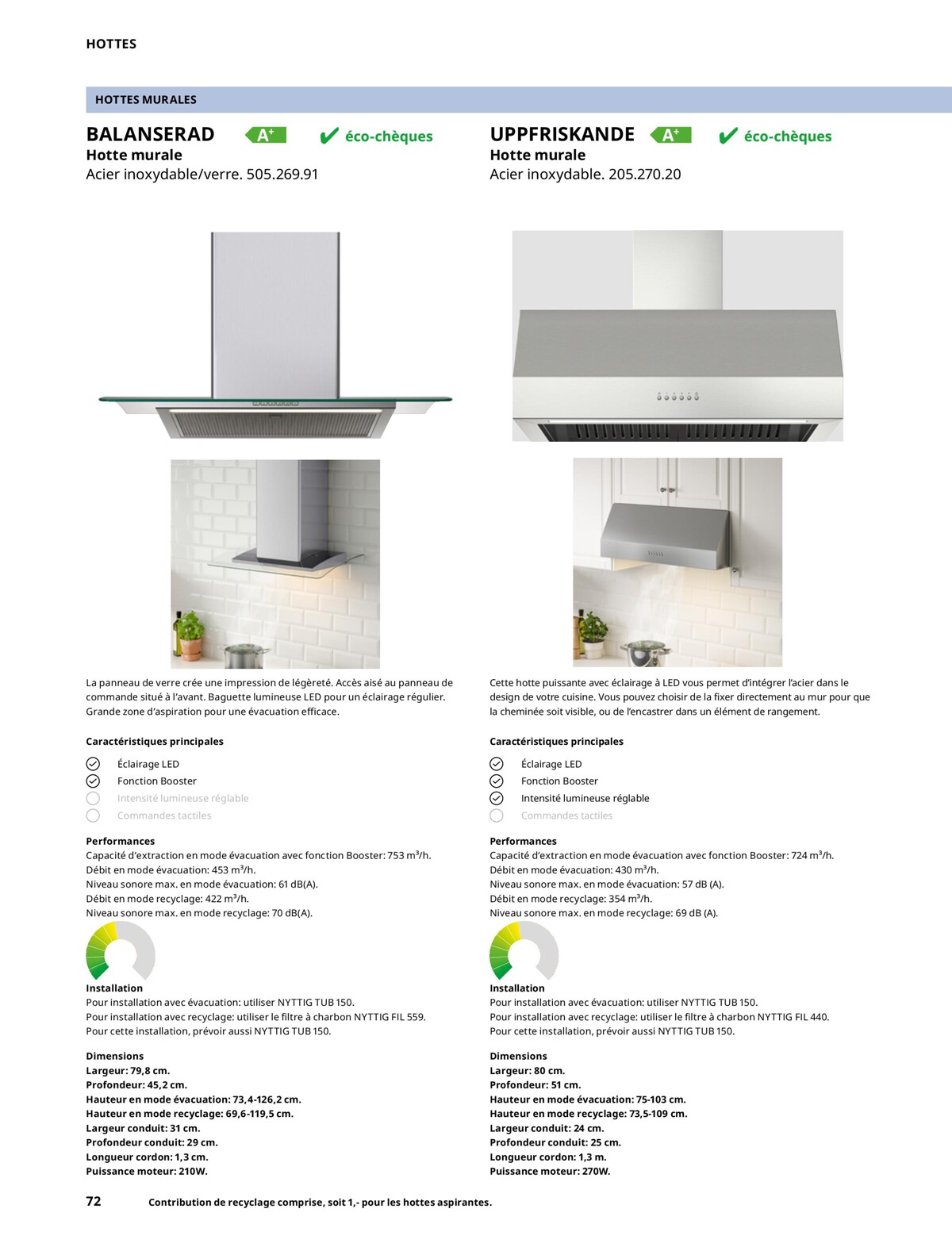 Catalogue Électroménagers IKEA 2023, page 00072