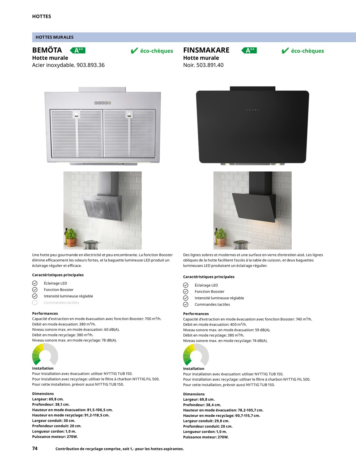 Catalogue Électroménagers IKEA 2023, page 00074