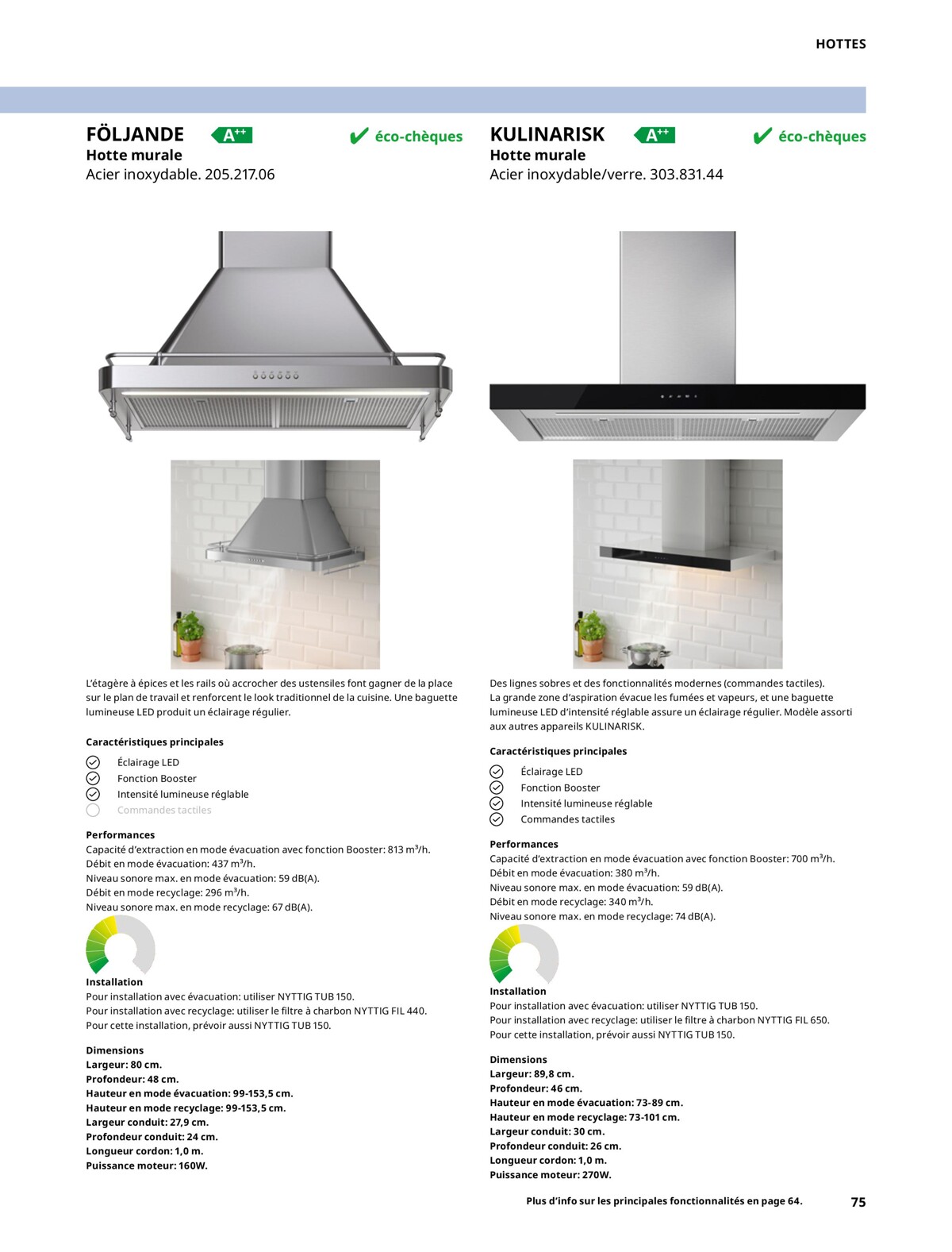 Catalogue Électroménagers IKEA 2023, page 00075