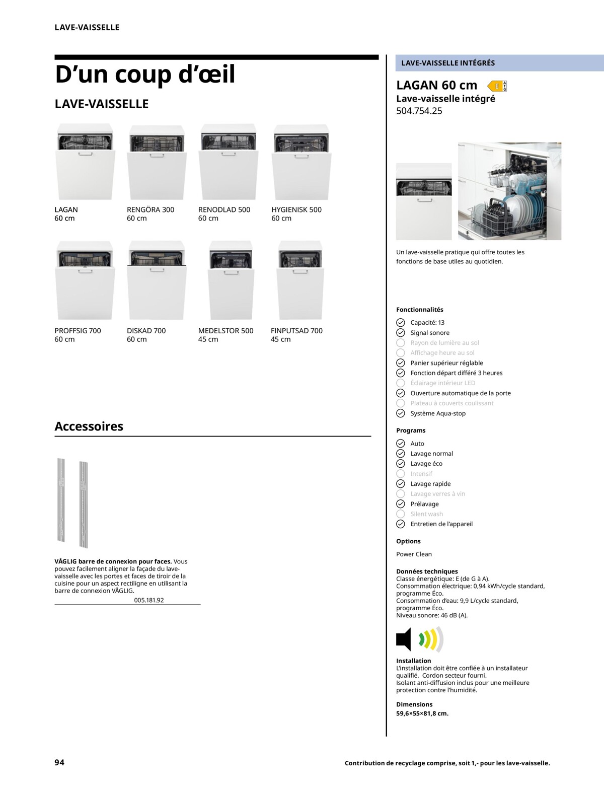 Catalogue Électroménagers IKEA 2023, page 00094
