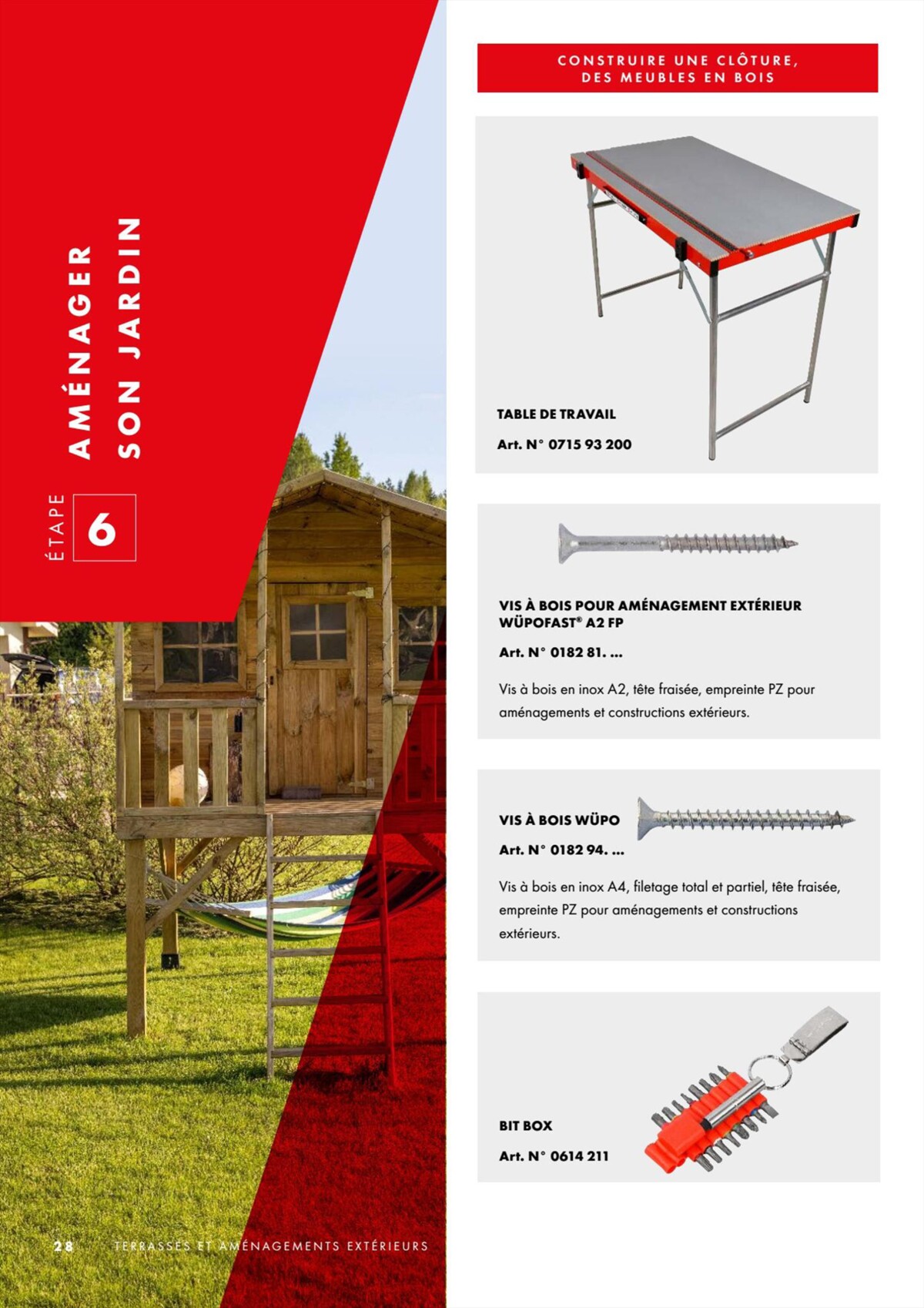 Catalogue Würth - Terrasses Et Aménagements, page 00028