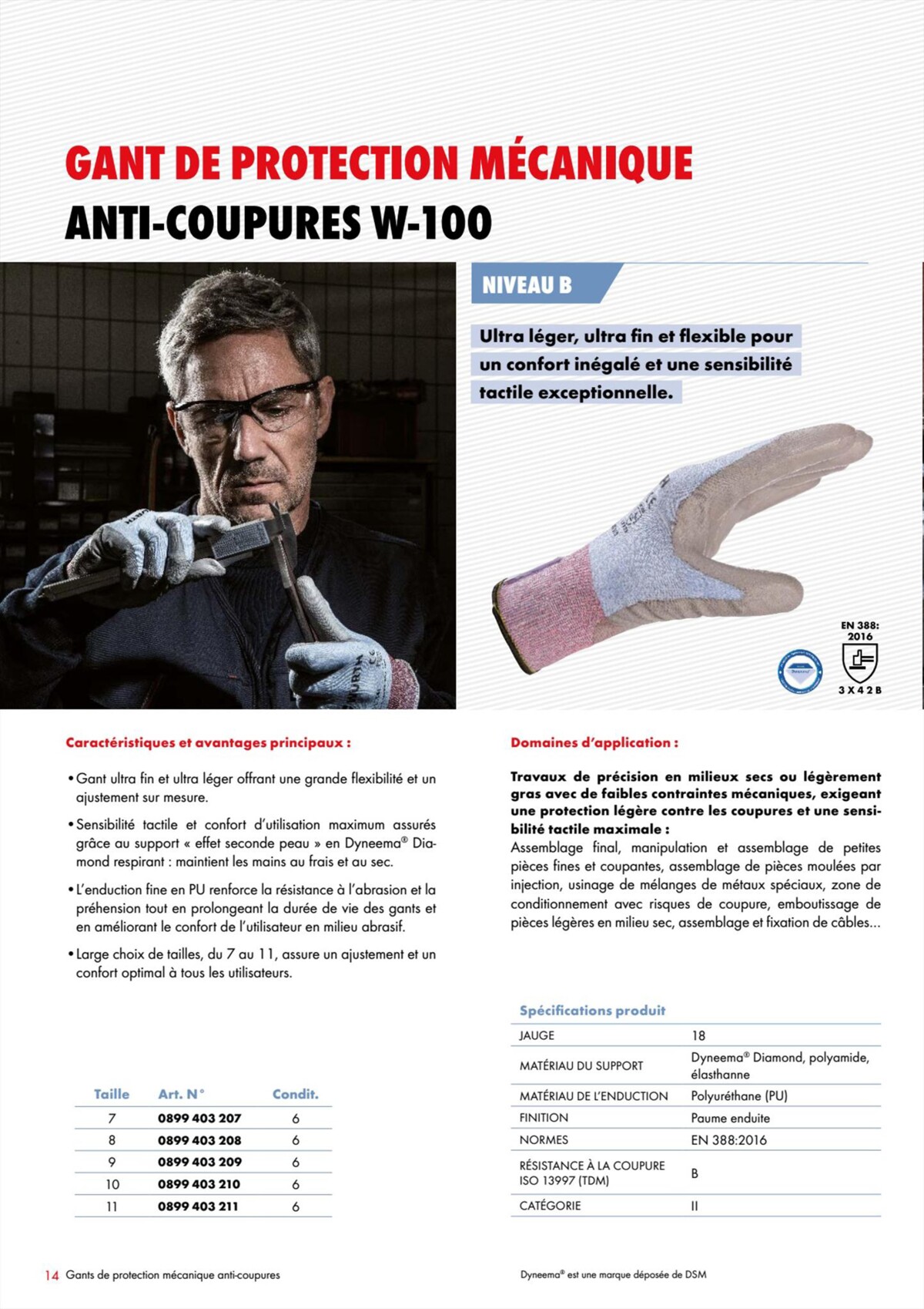 Catalogue Würth - Gants de Protection, page 00014