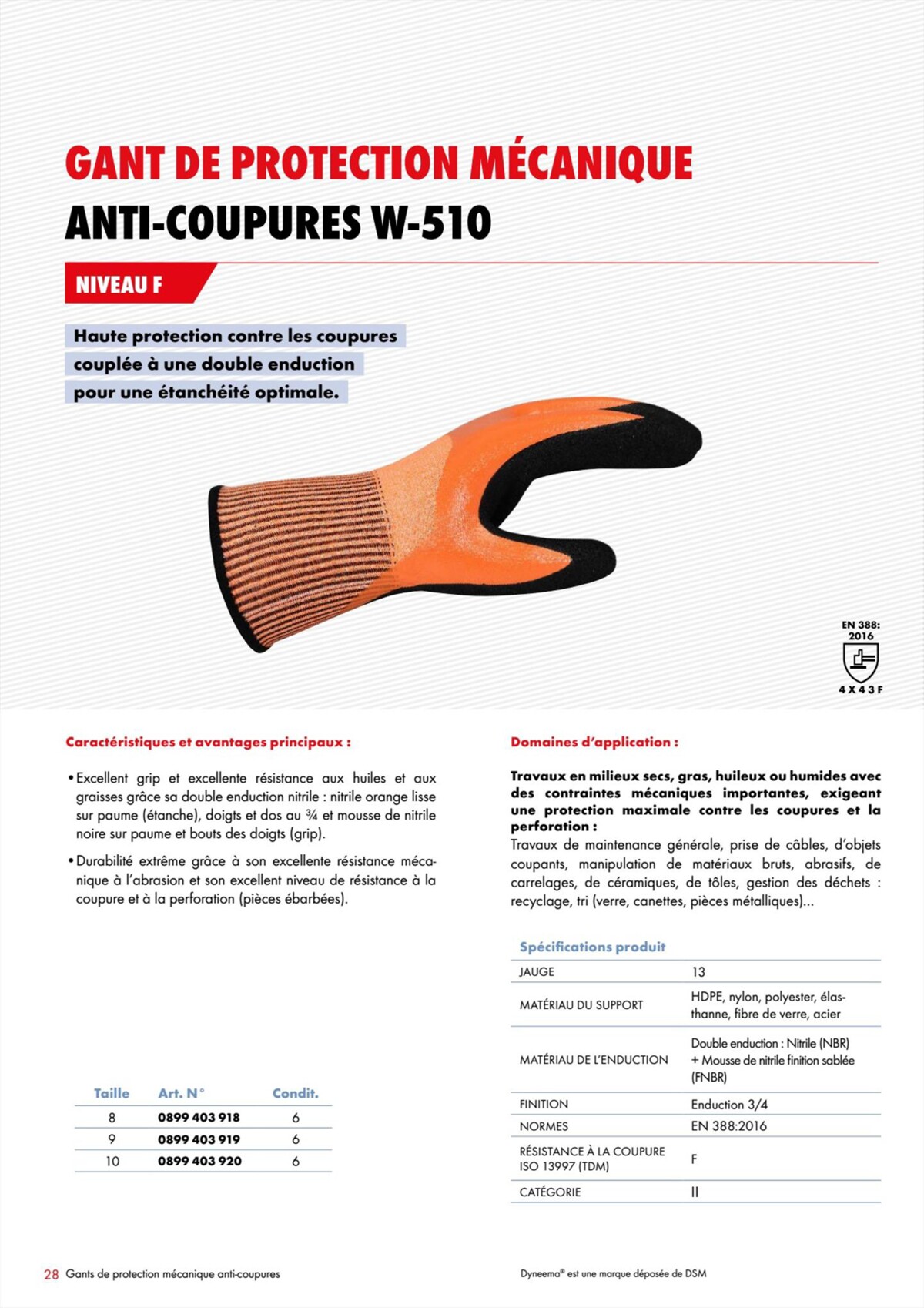 Catalogue Würth - Gants de Protection, page 00028