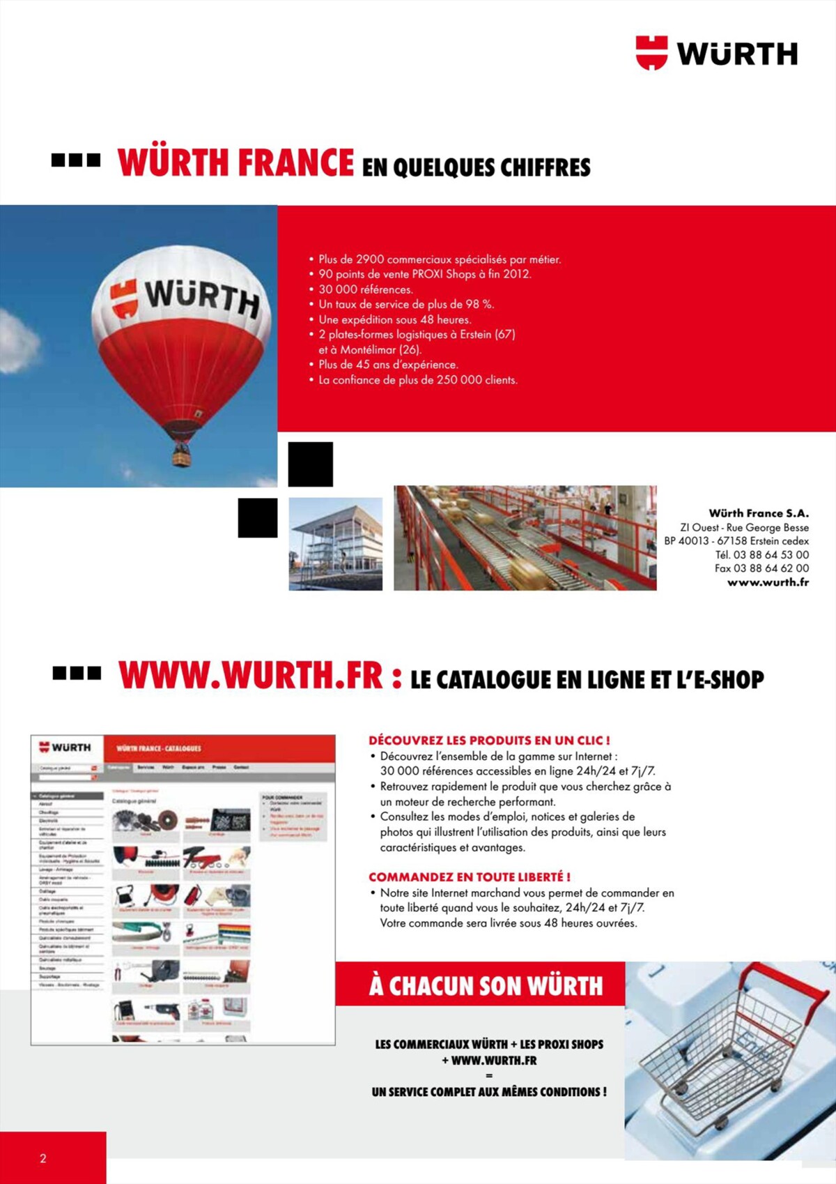Catalogue Würth - La Selection Travaux Publics, page 00002