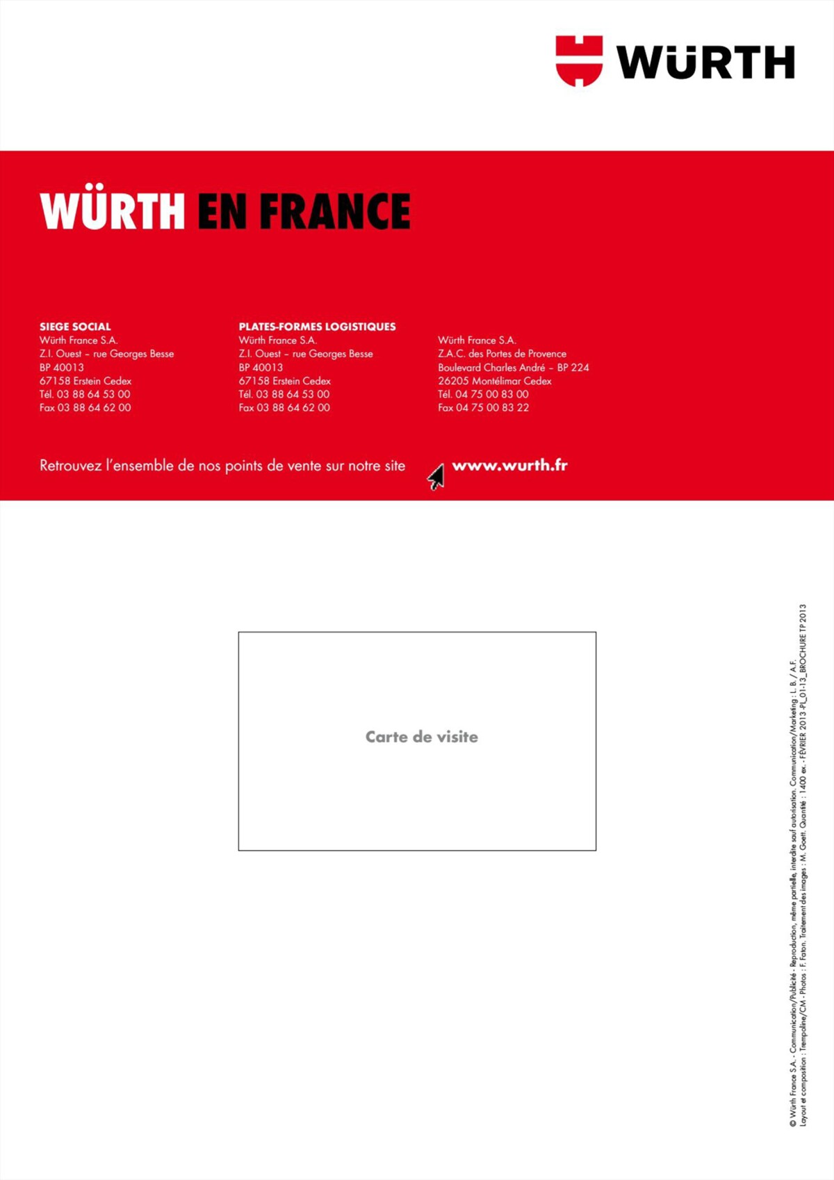Catalogue Würth - La Selection Travaux Publics, page 00036