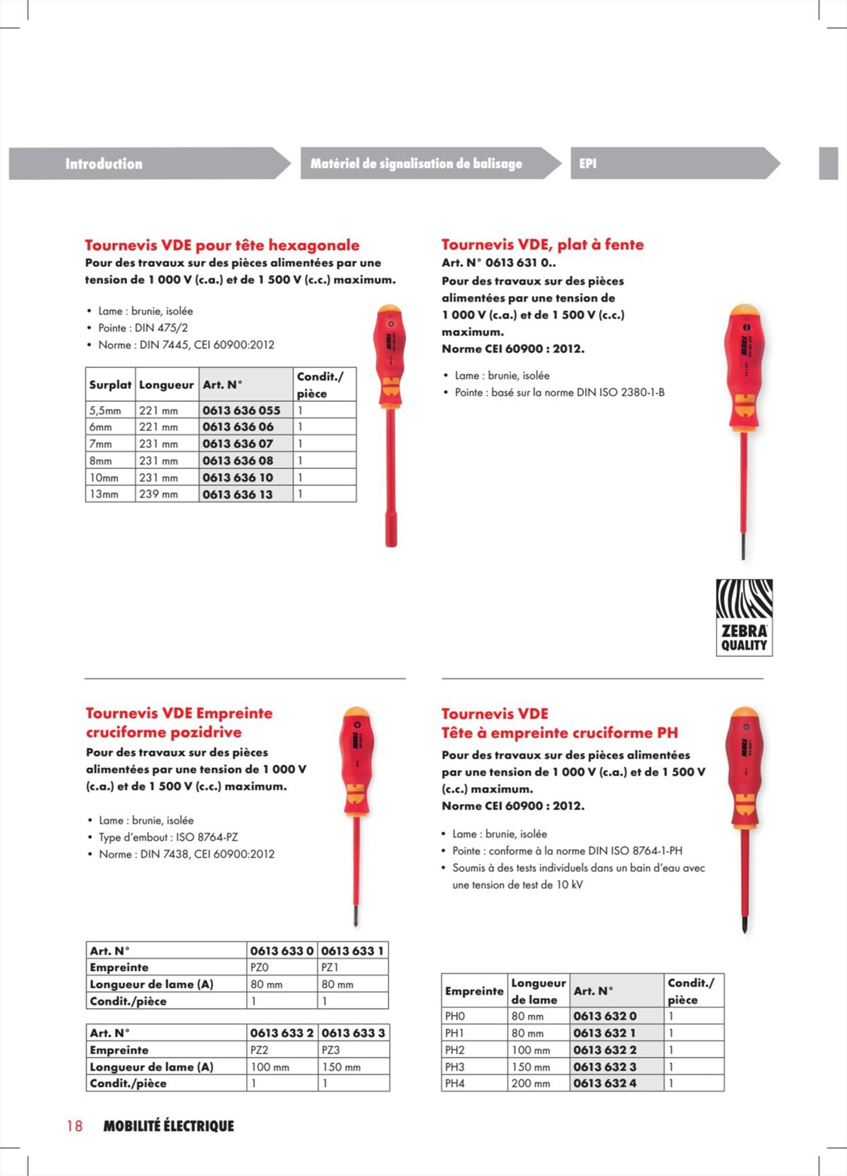 Catalogue Würth - Mobilité Électrique, page 00018