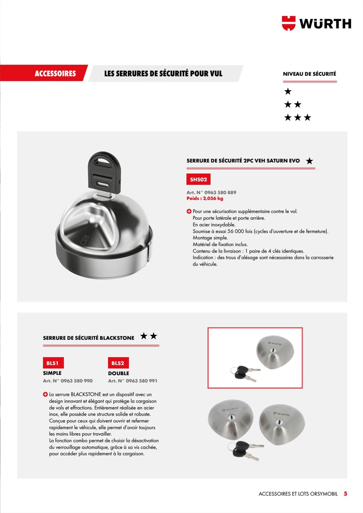 Catalogue Orsy mobil - Würth , page 00005