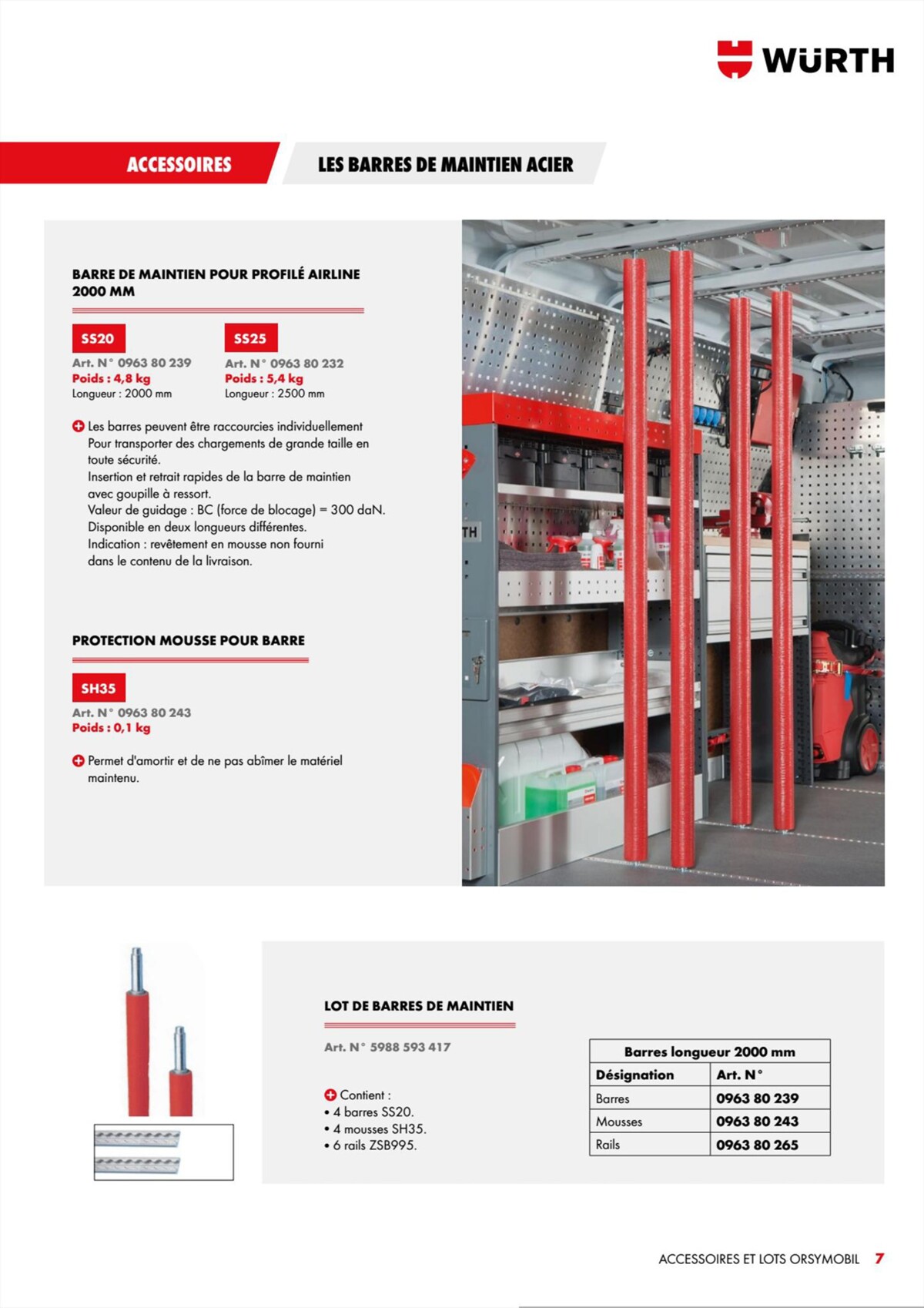 Catalogue Orsy mobil - Würth , page 00007