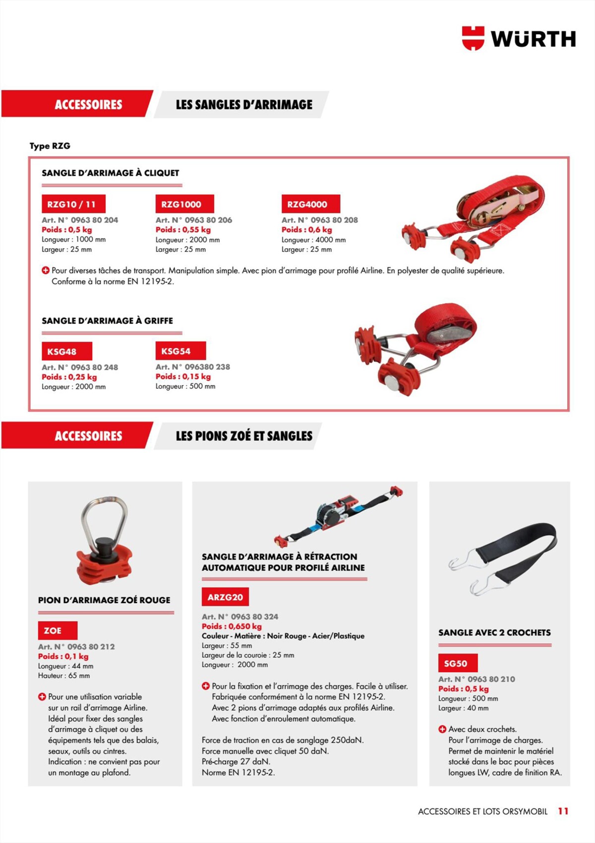 Catalogue Orsy mobil - Würth , page 00011