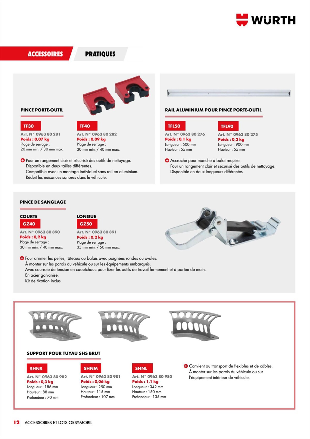 Catalogue Orsy mobil - Würth , page 00012