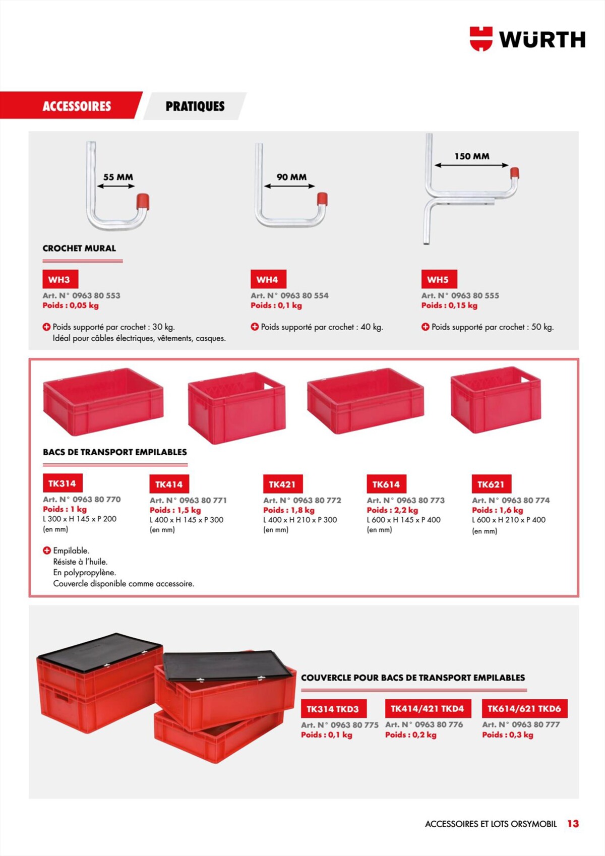 Catalogue Orsy mobil - Würth , page 00013