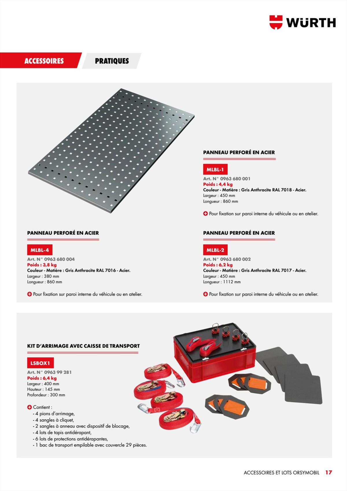 Catalogue Orsy mobil - Würth , page 00017