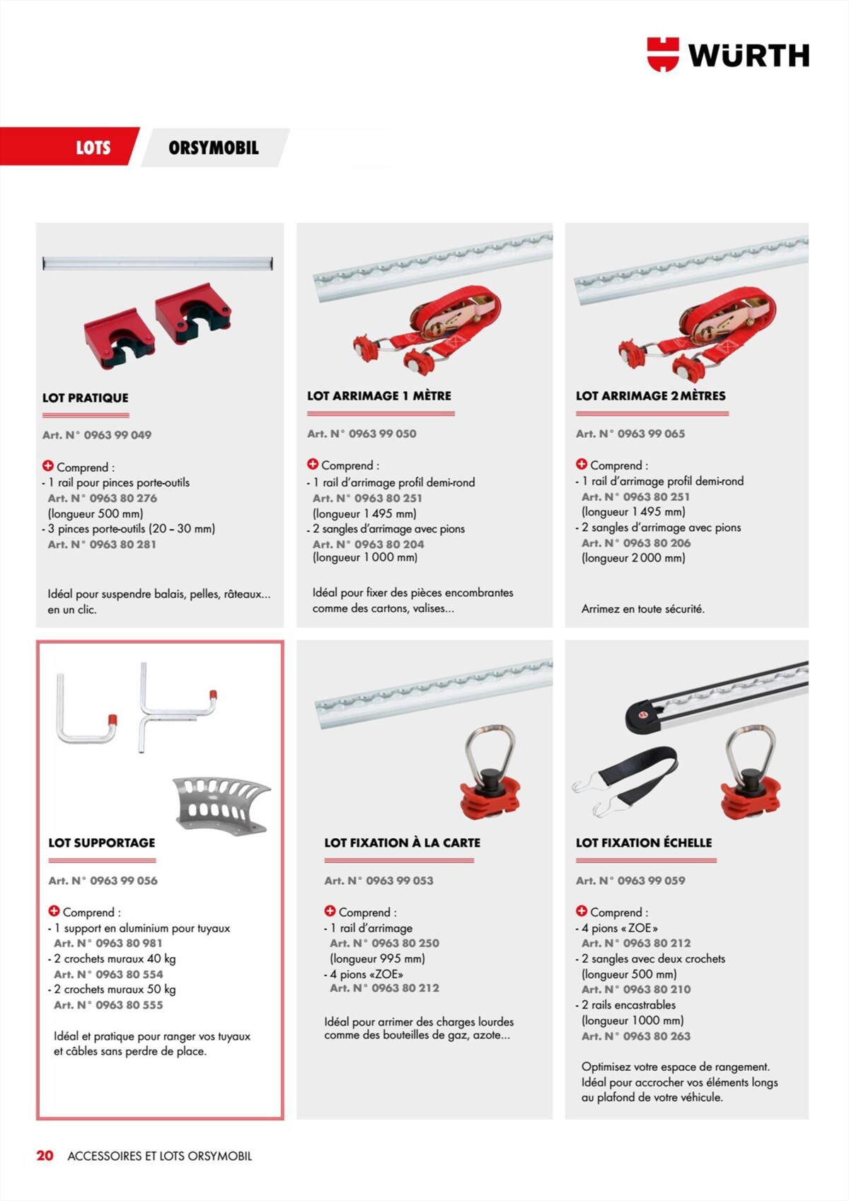 Catalogue Orsy mobil - Würth , page 00020