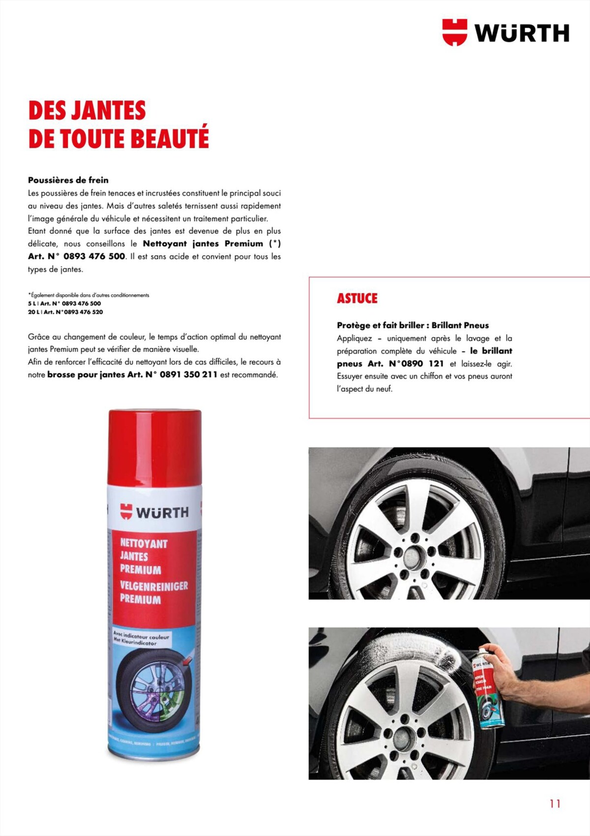 Catalogue Würth - Perfect Care, page 00011