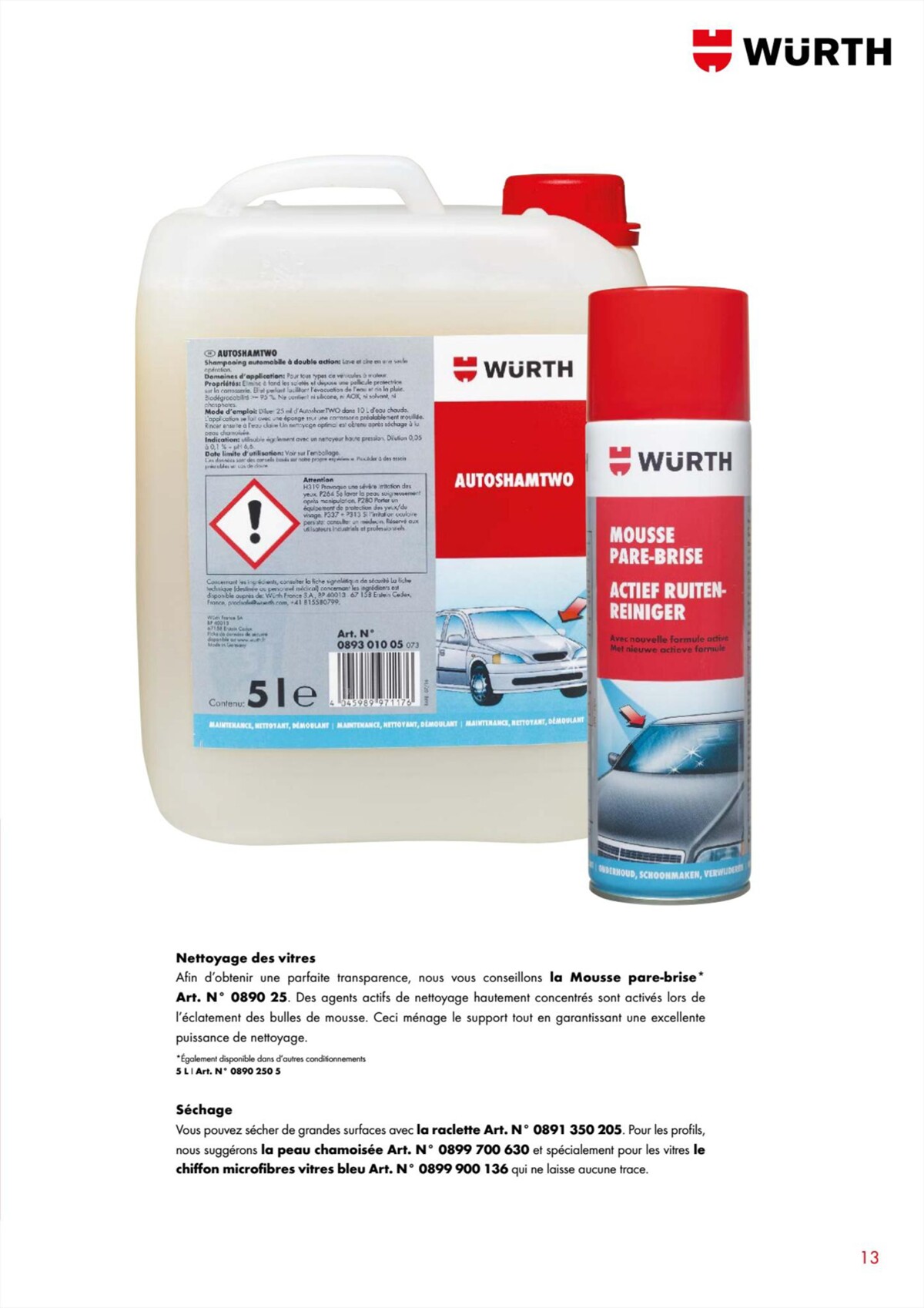 Catalogue Würth - Perfect Care, page 00013