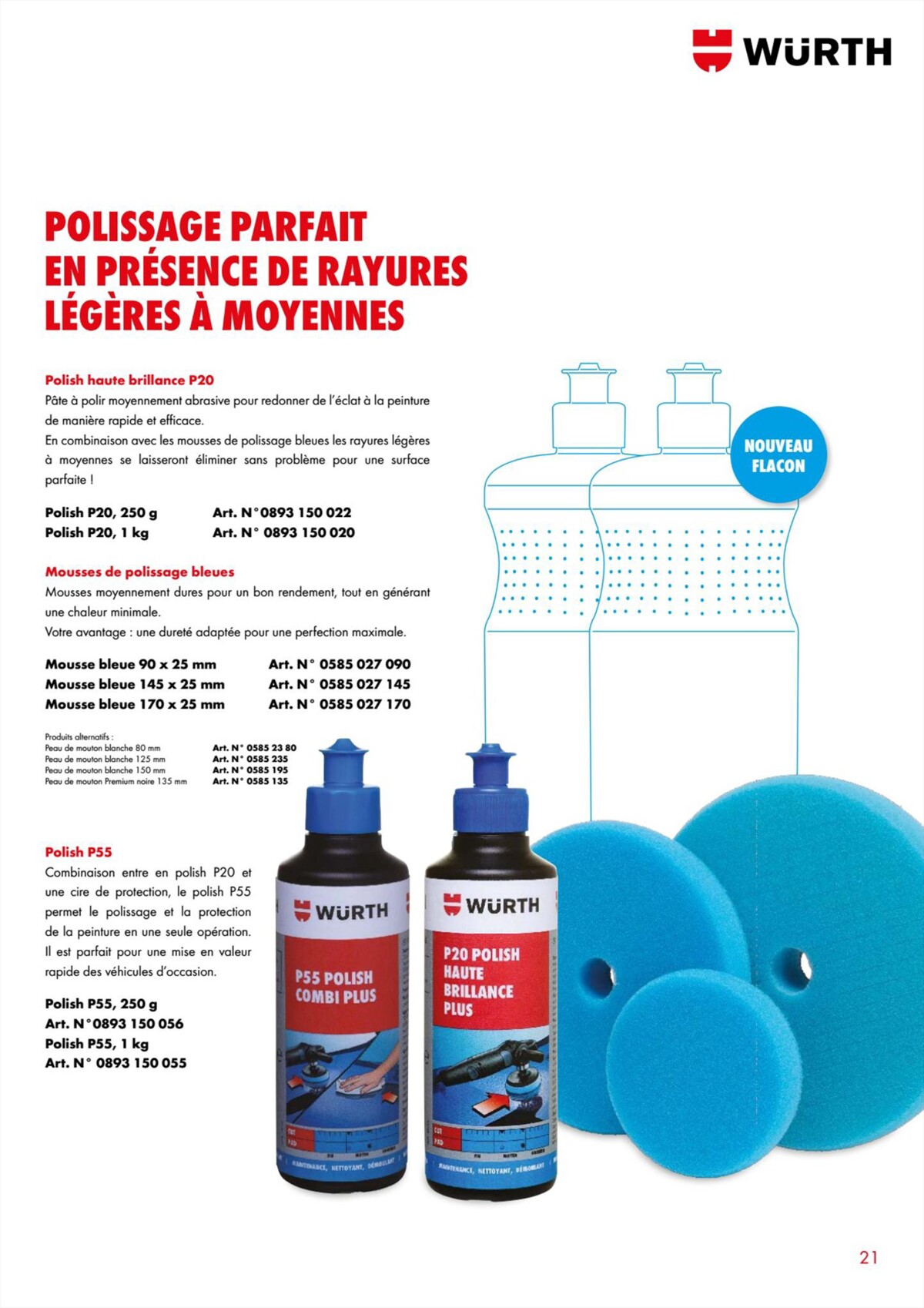Catalogue Würth - Perfect Care, page 00021