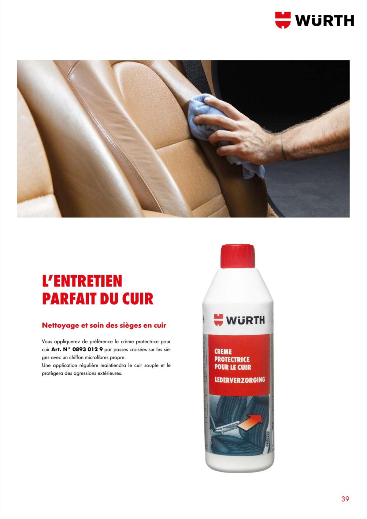 Catalogue Würth - Perfect Care, page 00039
