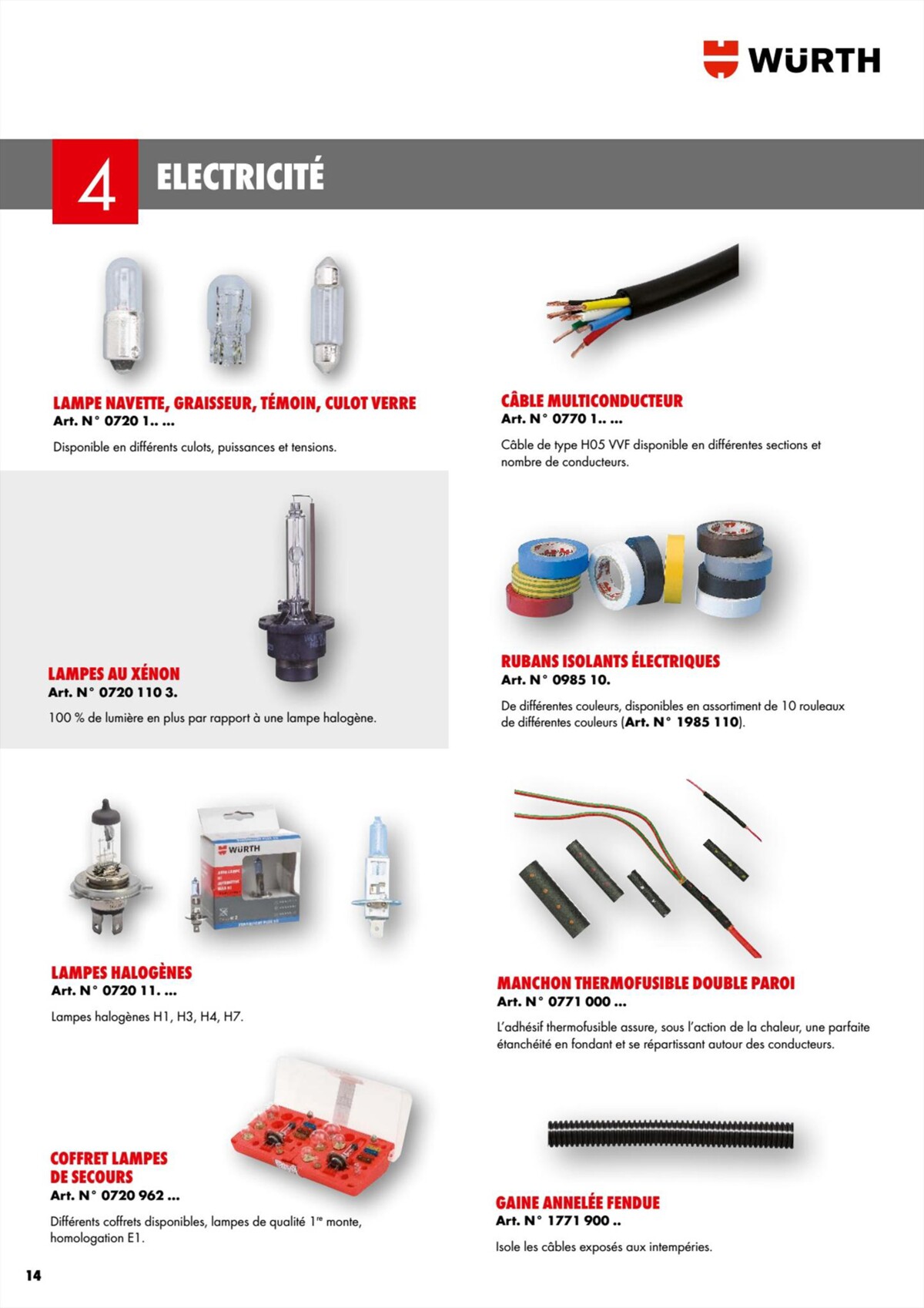 Catalogue Würth -Transport Routier de Personnes, page 00014