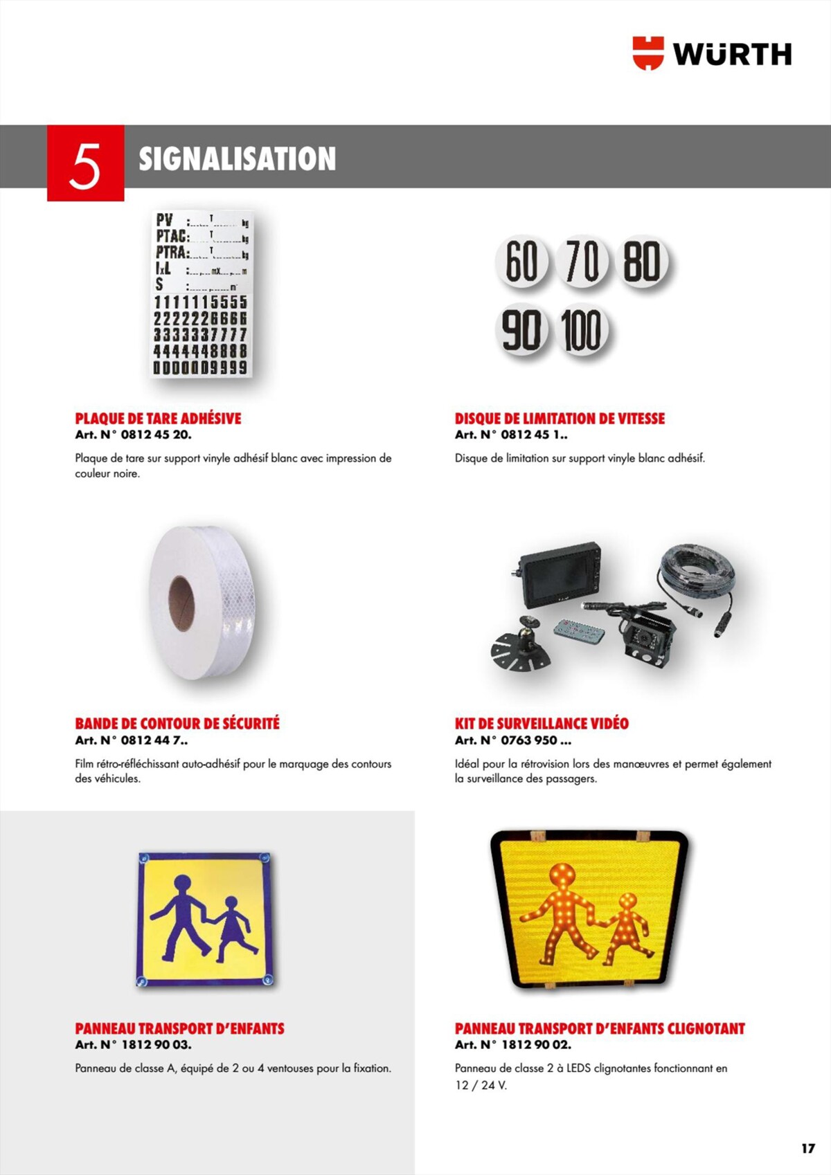 Catalogue Würth -Transport Routier de Personnes, page 00017