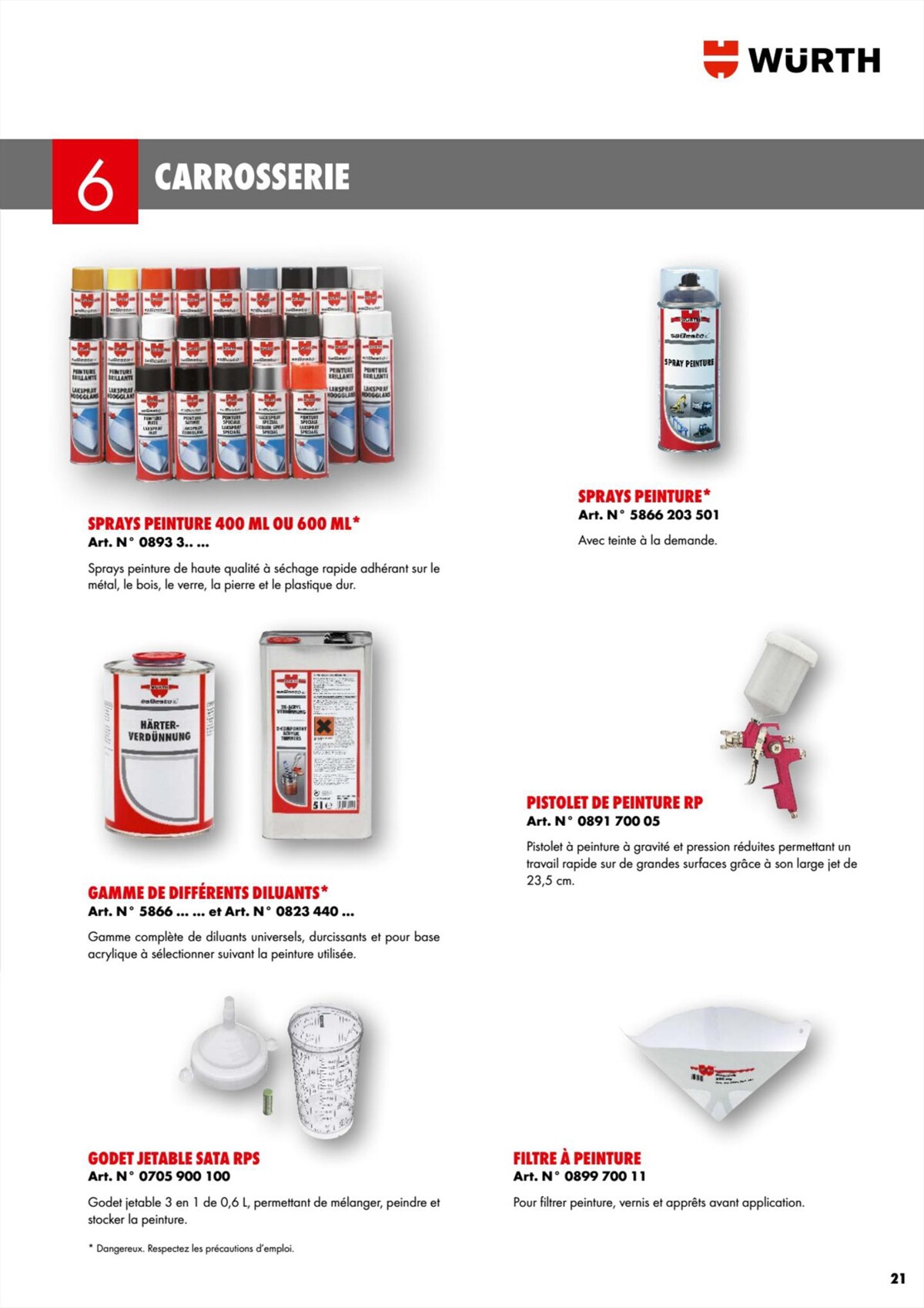 Catalogue Würth -Transport Routier de Personnes, page 00021