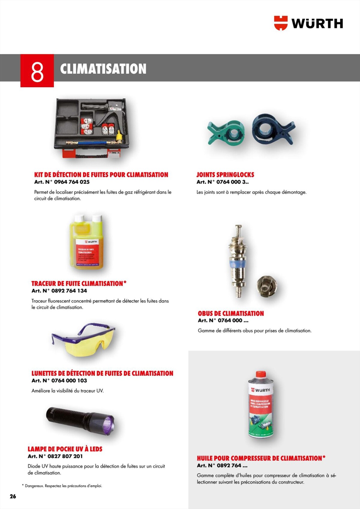 Catalogue Würth -Transport Routier de Personnes, page 00026