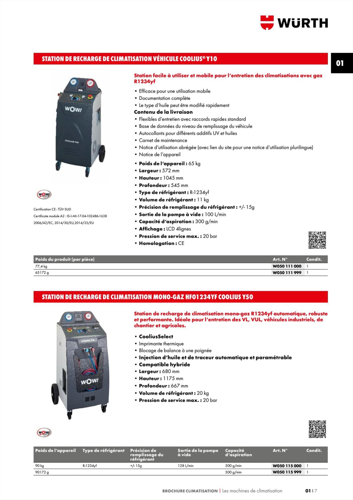 Catalogue Würth - Climatisation, page 00007