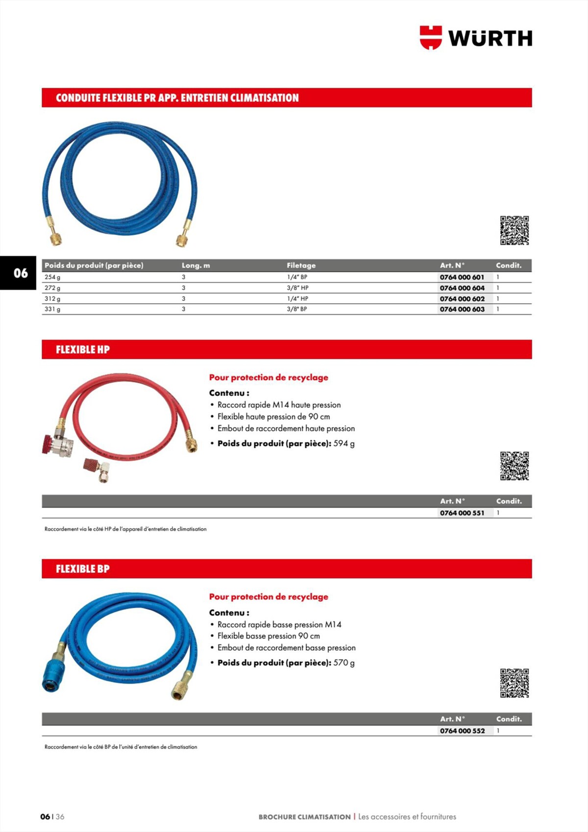 Catalogue Würth - Climatisation, page 00036