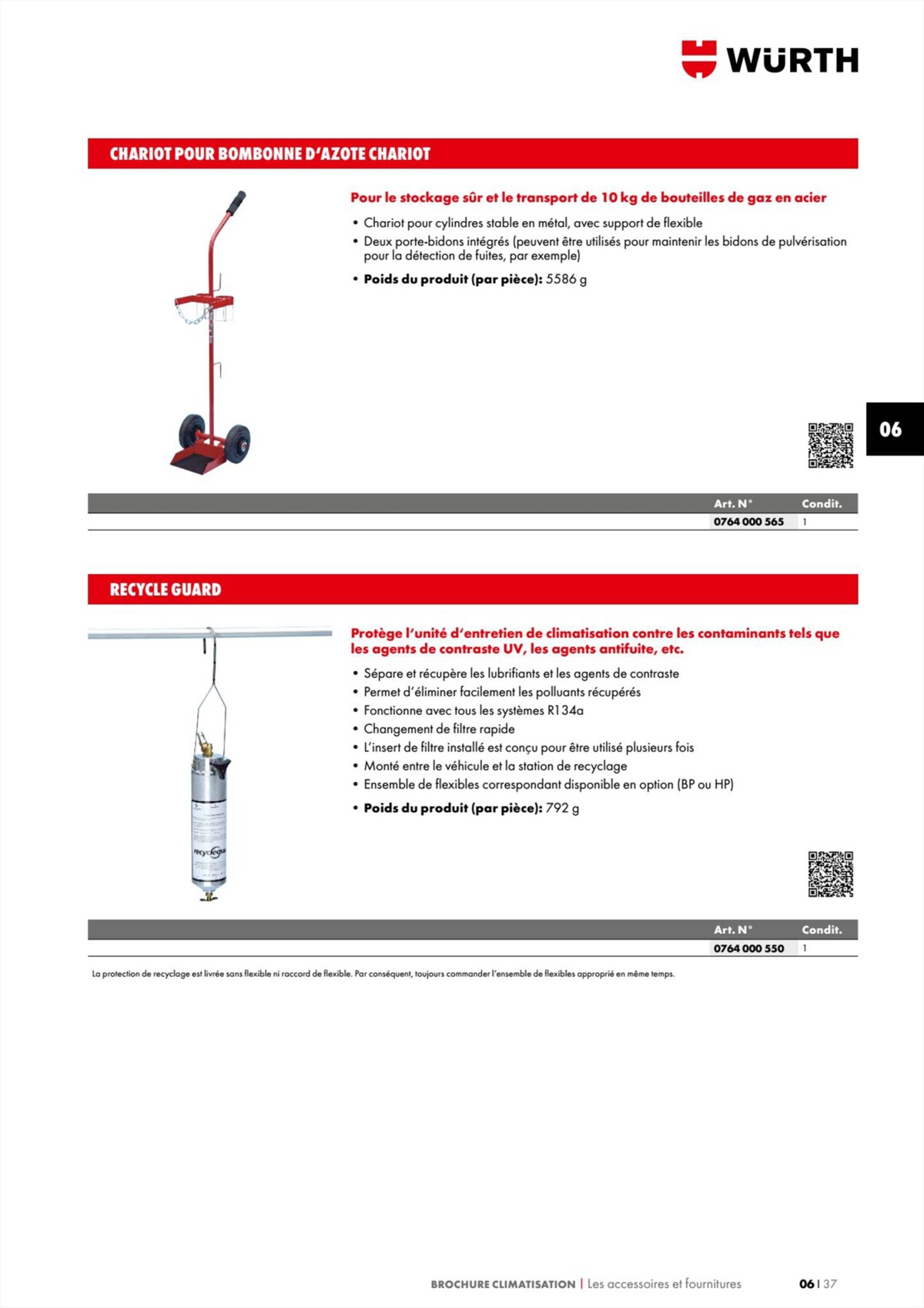 Catalogue Würth - Climatisation, page 00037