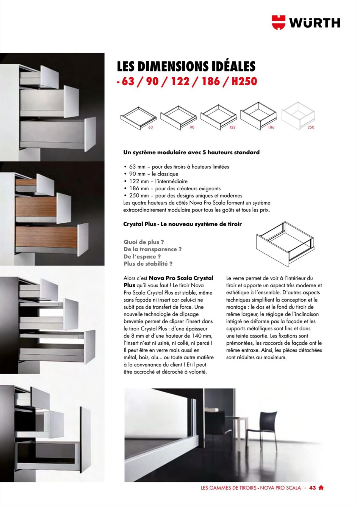 Catalogue Würth - 100% Agenceur, page 00043