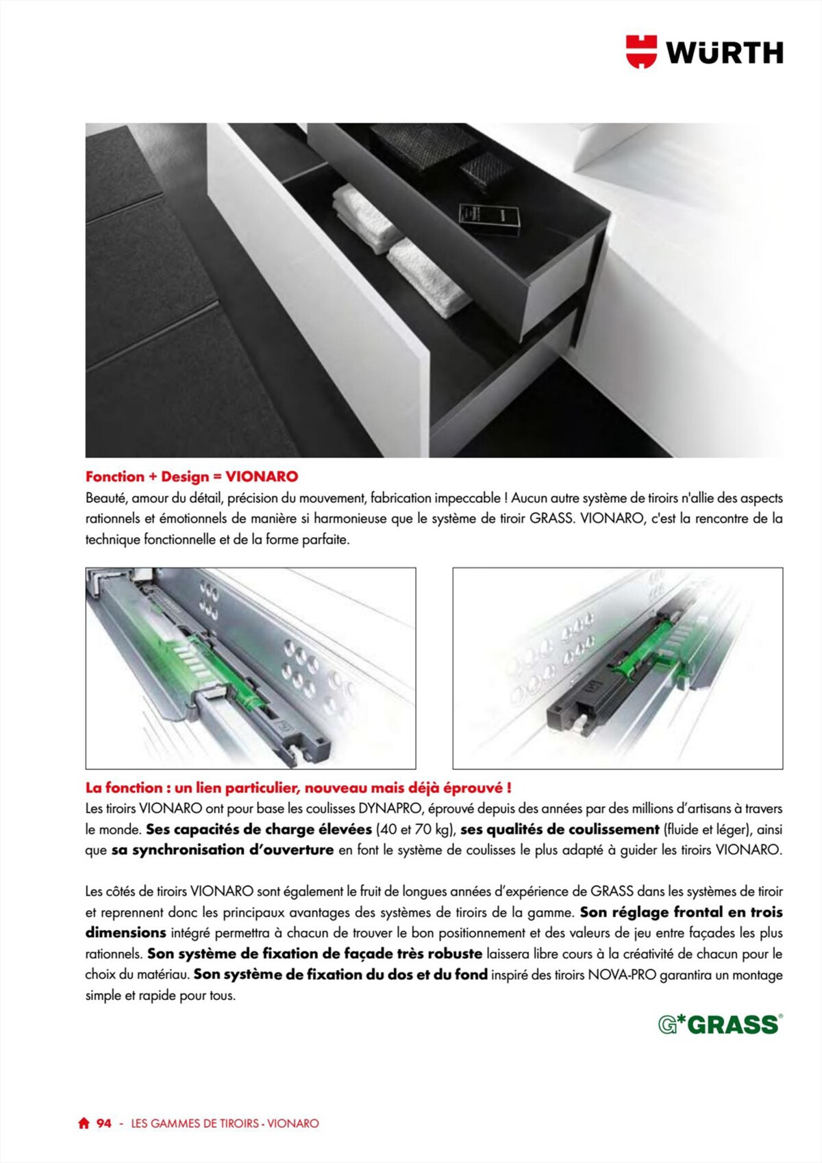 Catalogue Würth - 100% Agenceur, page 00094